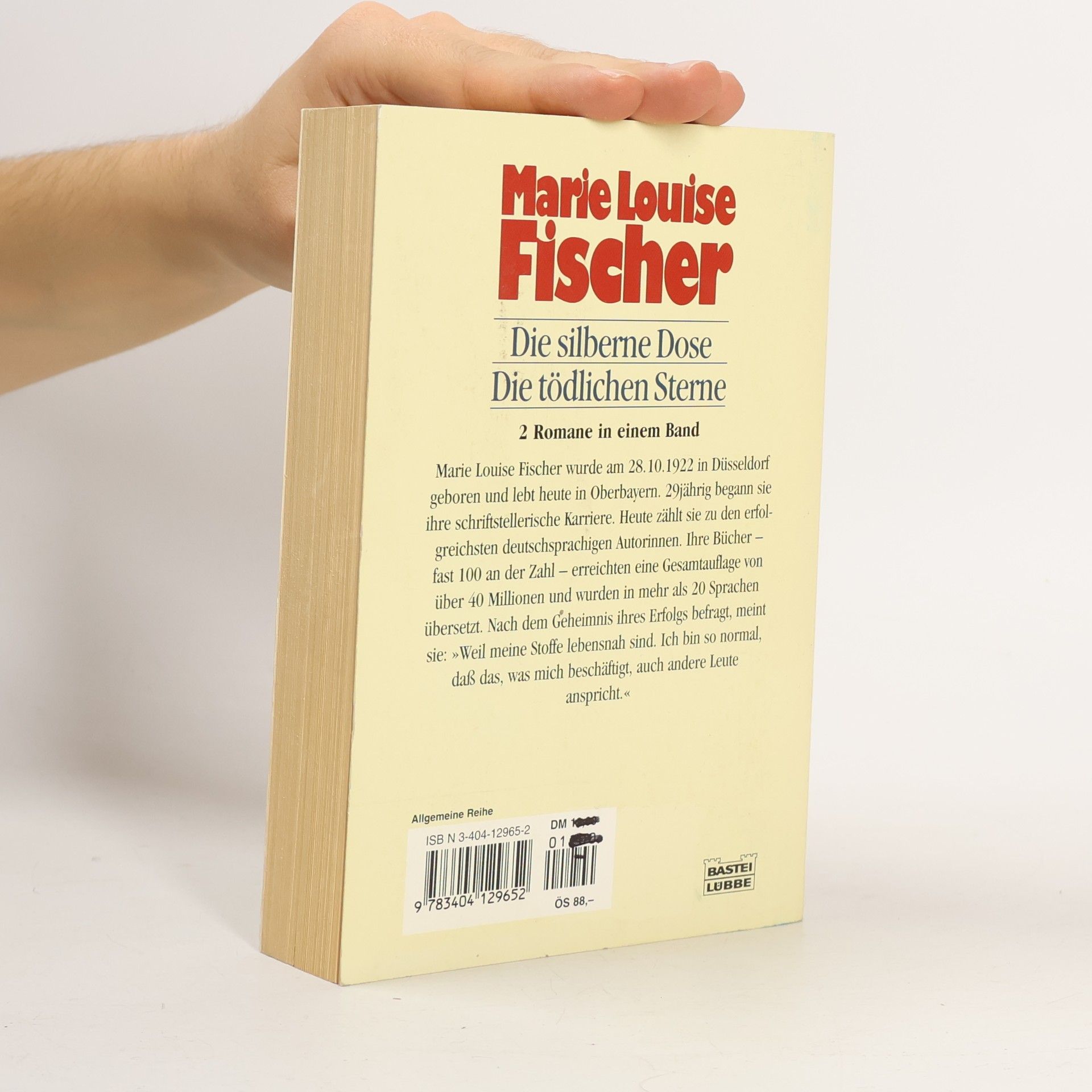 Marie Louise Fischer Die silberne Dose. Die tödlichen Sterne.
