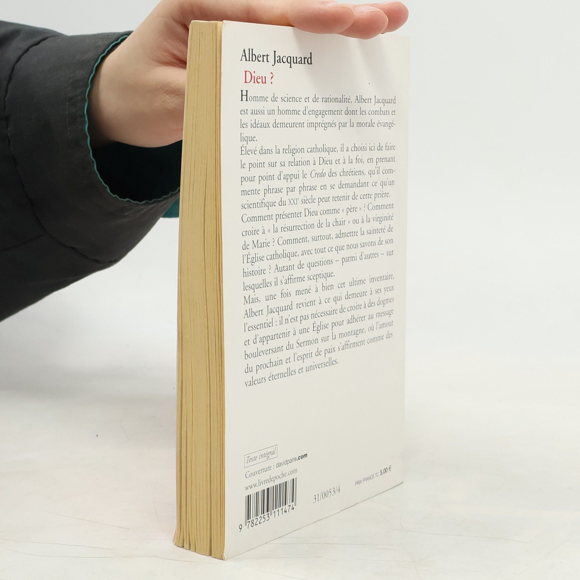 Albert Jacquard Le Livre de Poche: Dieu?