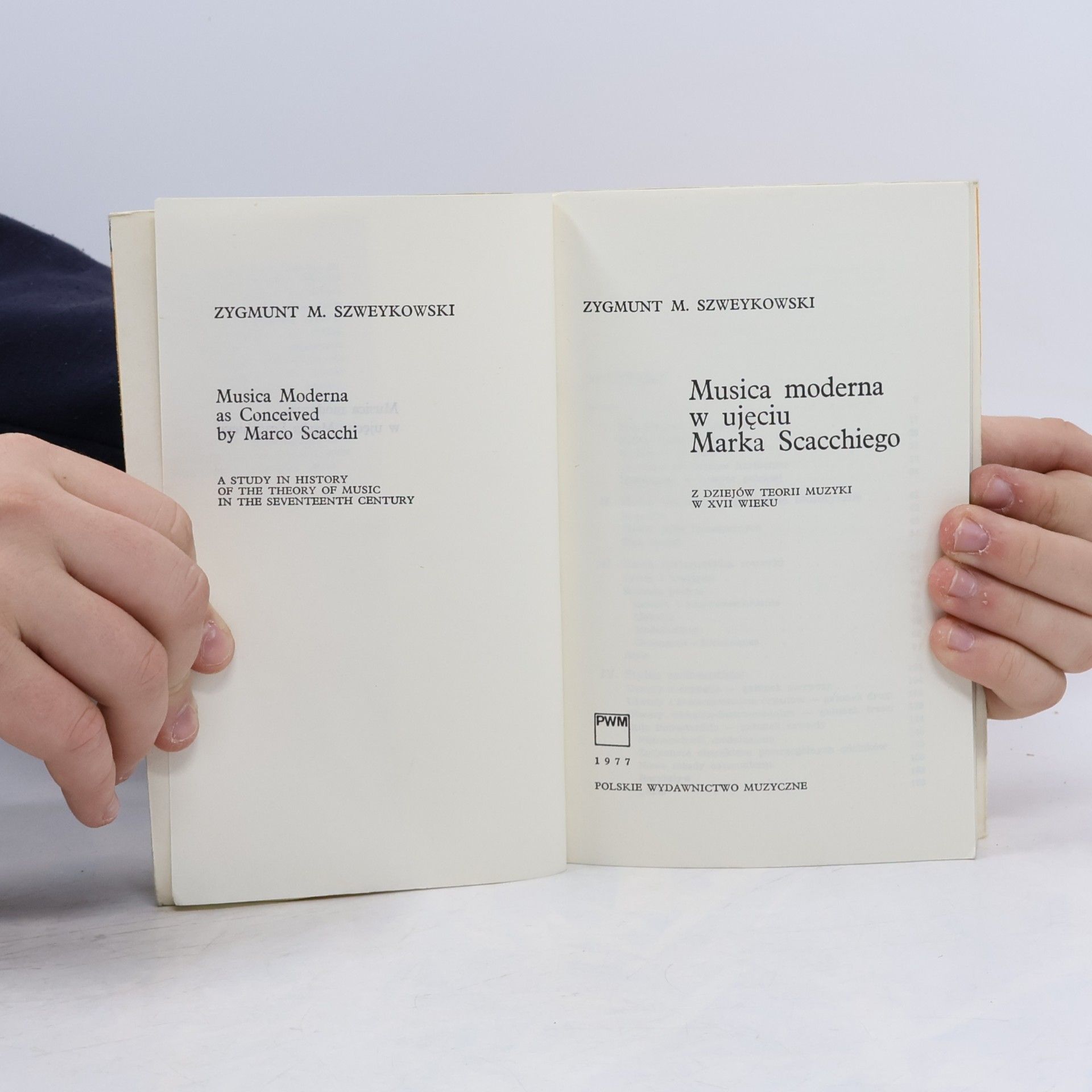 Zygmunt M. Szweykowski Musica moderna w ujęciu Marka Scacchiego