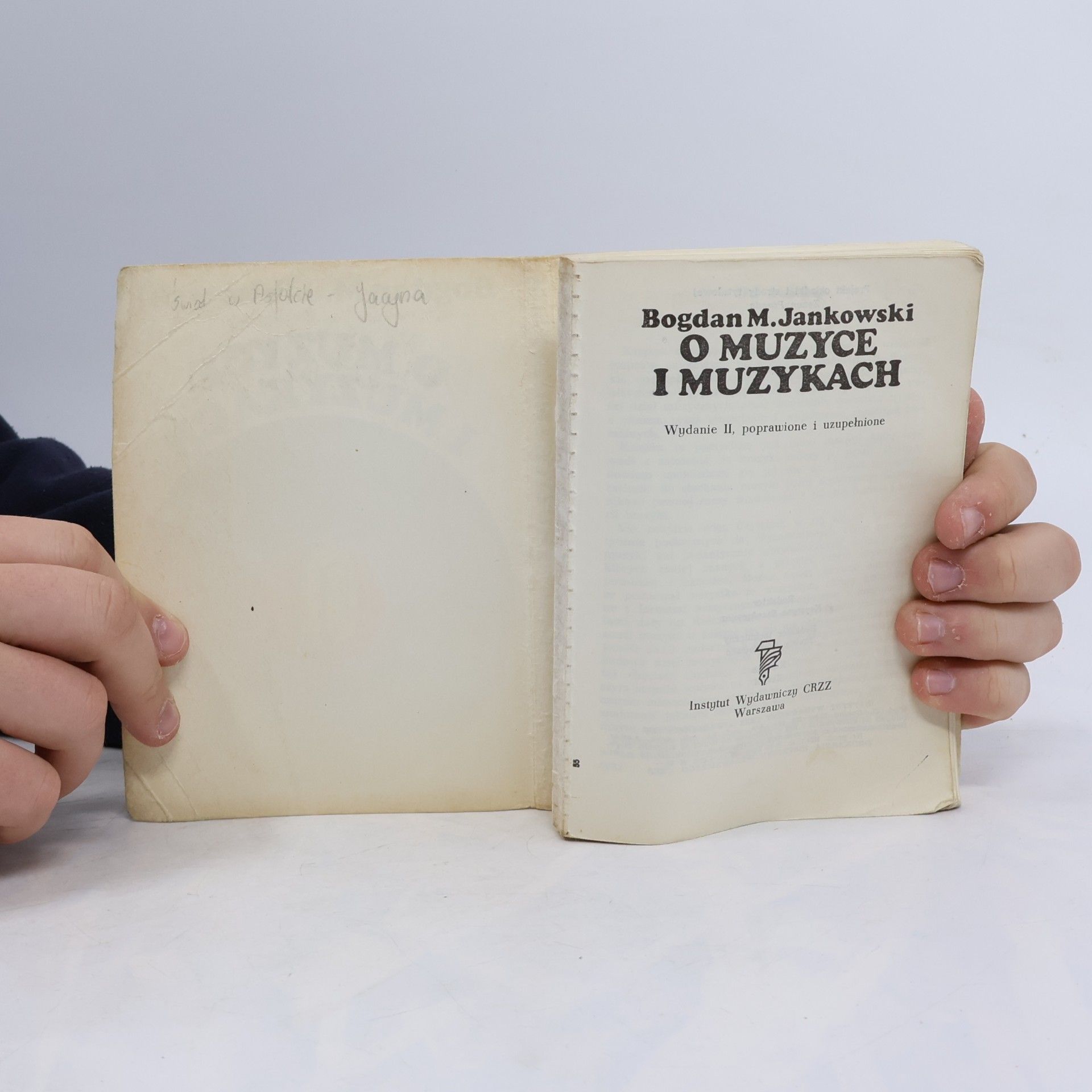 Bogdan M. Jankowski O MUZYCE I MUZYKACH
