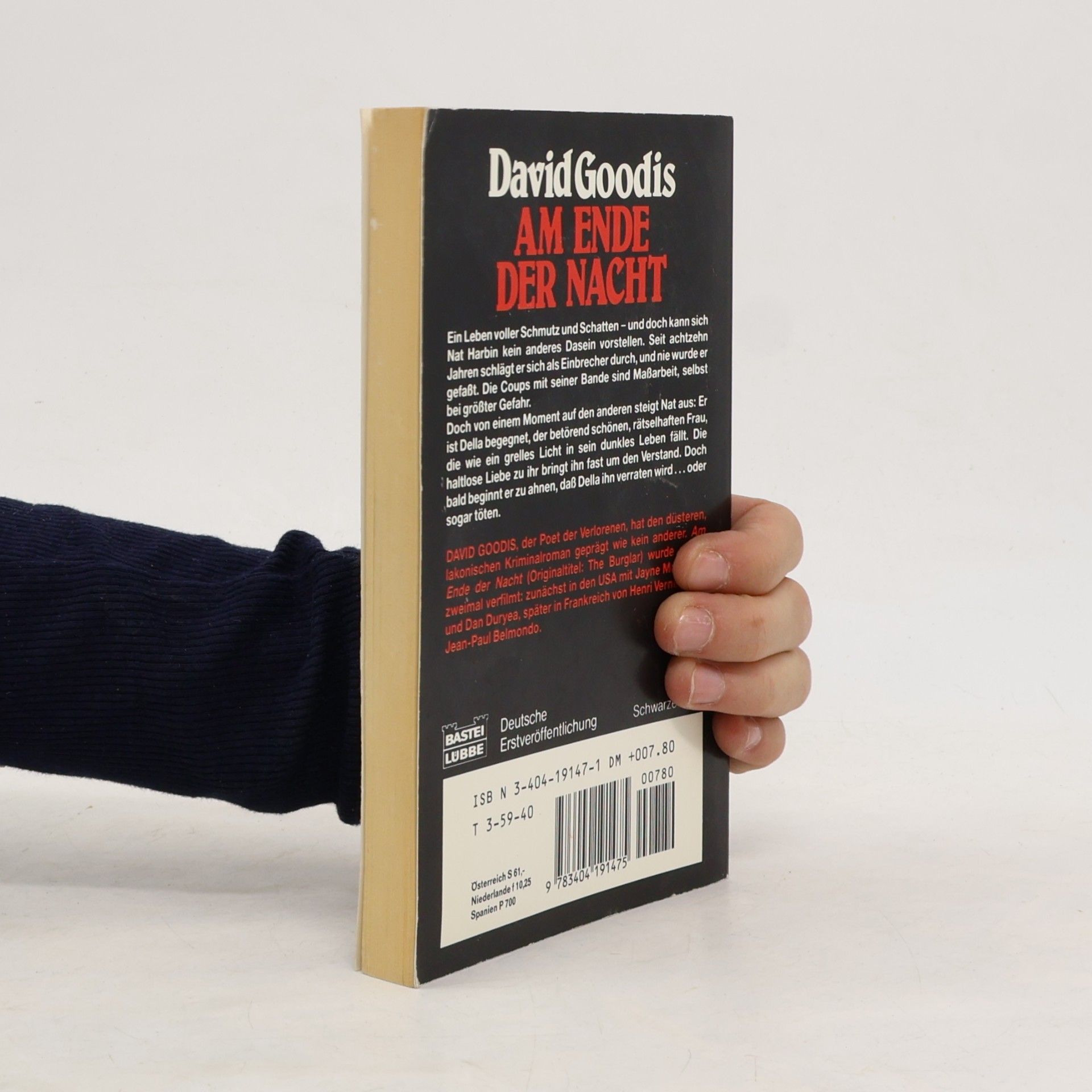 David Goodis Am Ende der Nacht. Mit e. Nachw. u. e. ausgew. Filmographie von Andre Simonoviescz.
