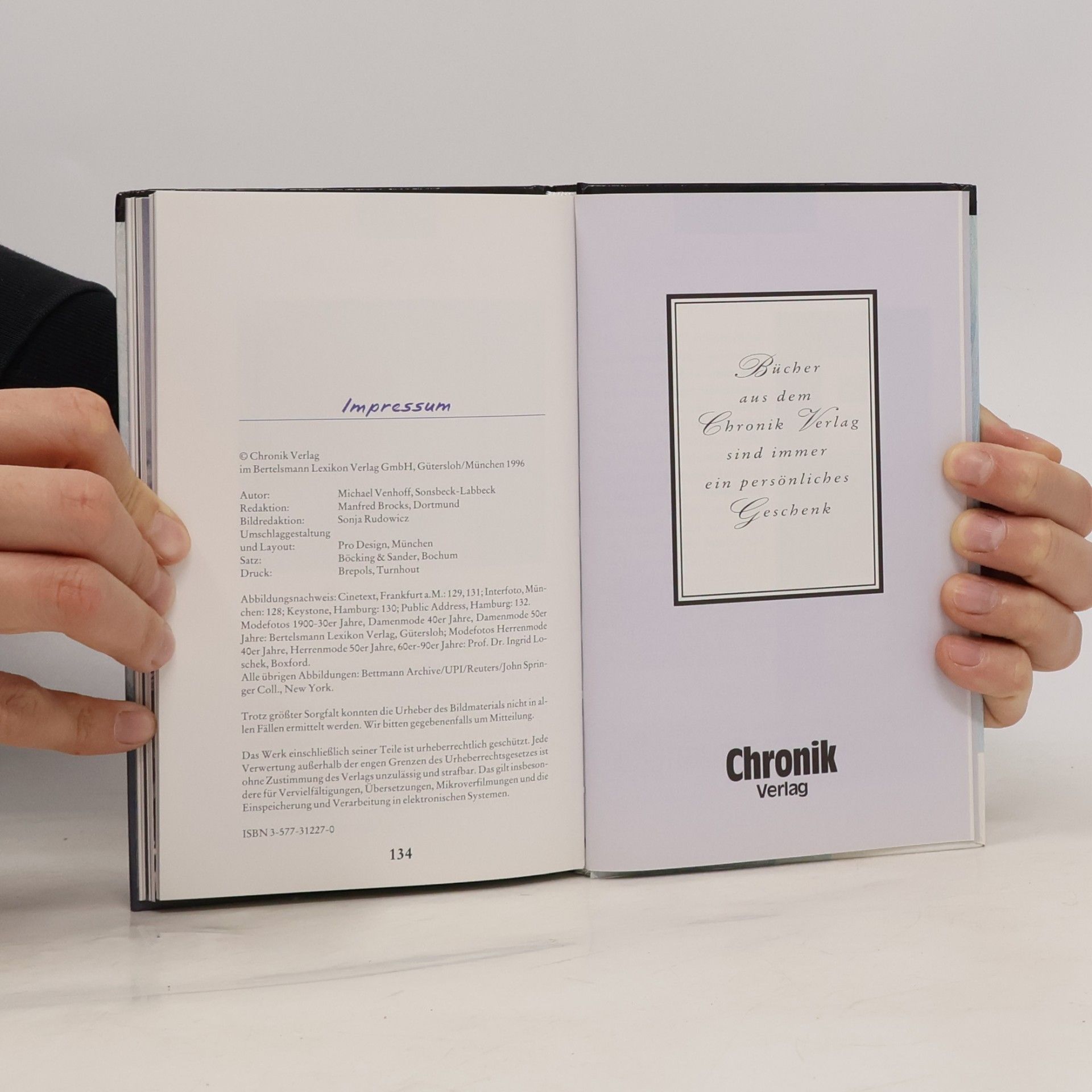 Die Persönliche Chronik, in 366 Bdn., 27. Dezember