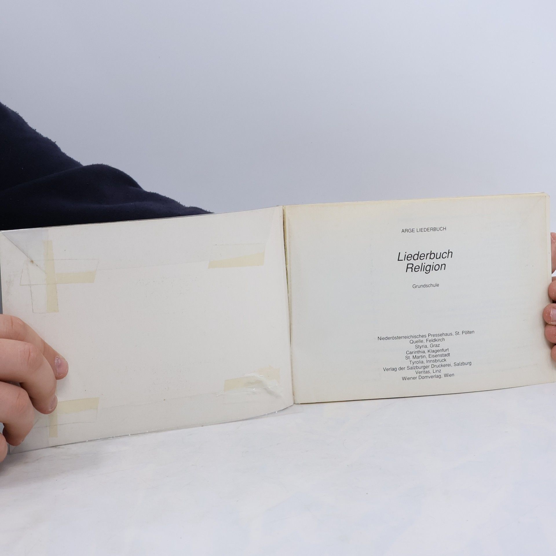 Arge Liederbuch Liederbuch Religion