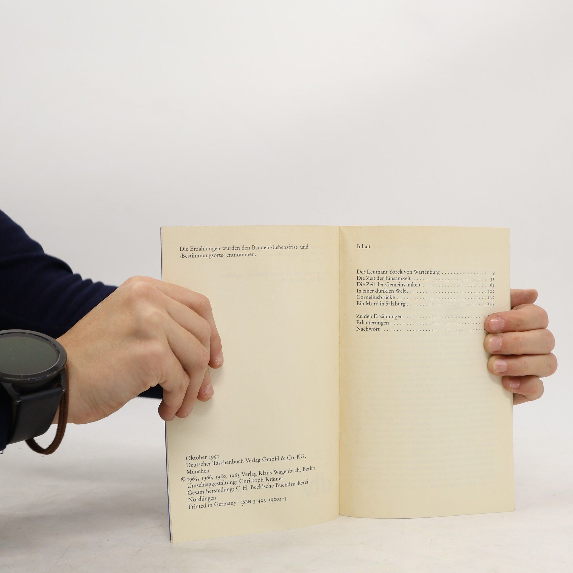 Stephan Hermlin Studio dtv: Die Zeit der Gemeinsamkeit