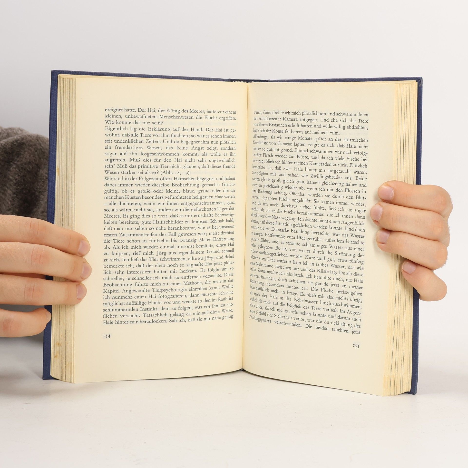 Hans Hass Jäger auf dem meeres-grund
