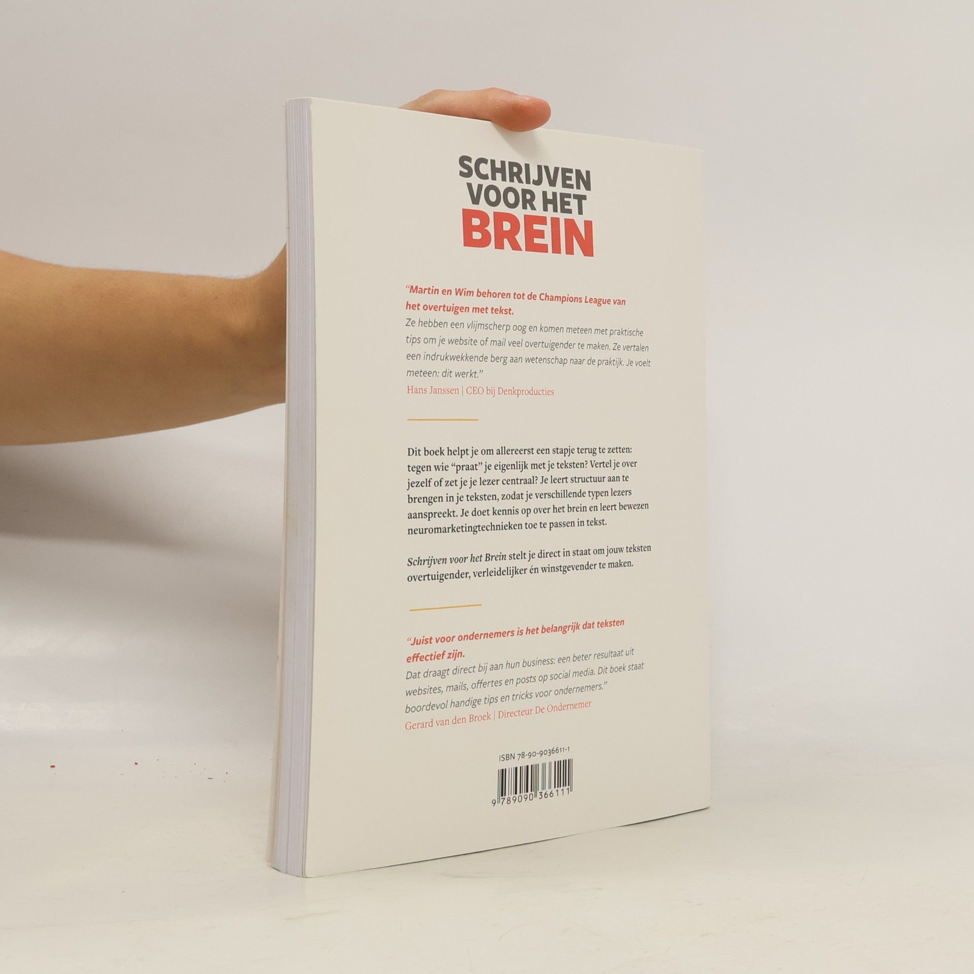 Wim van der Mark Schrijven voor het Brein