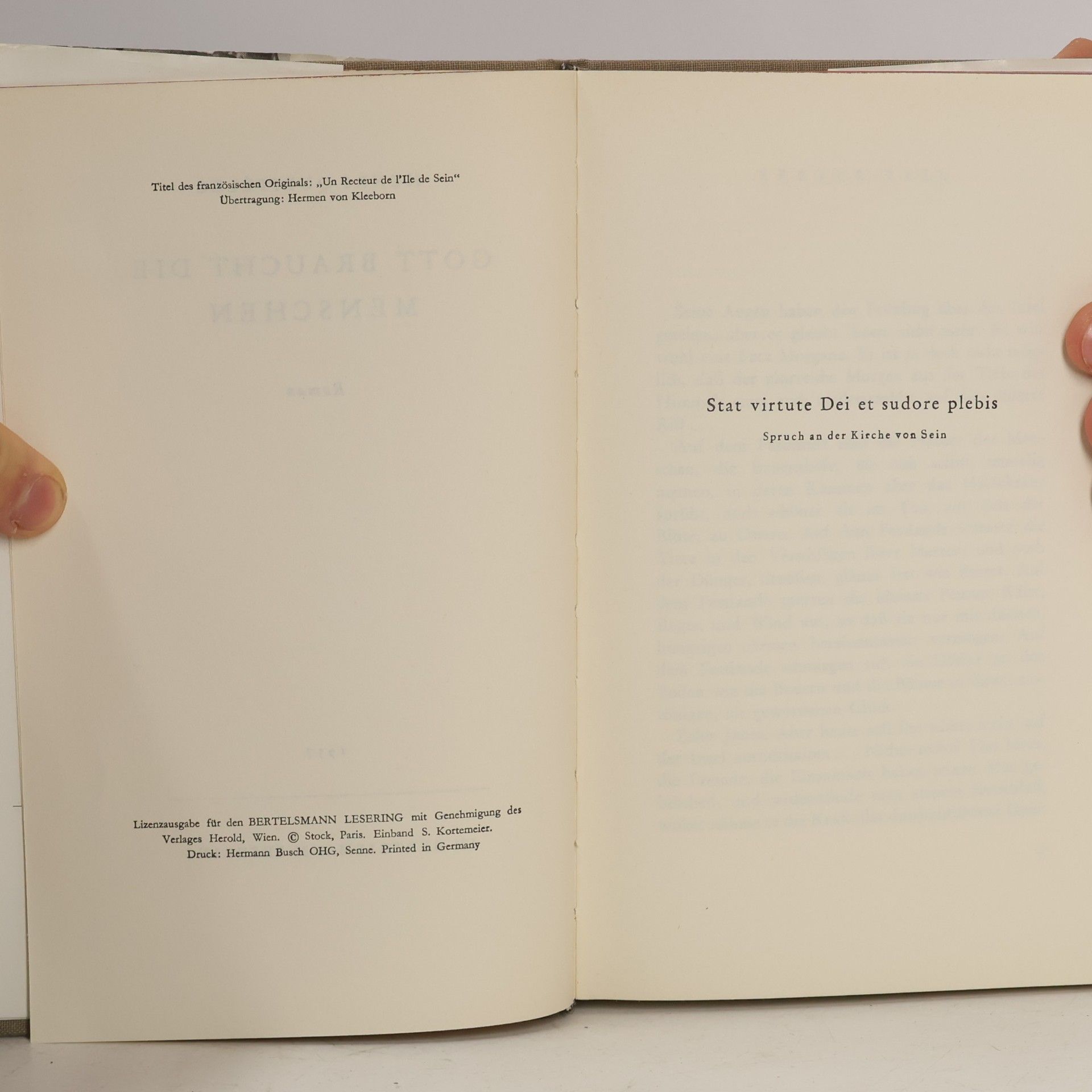 Henri Queffélec Gott braucht den Menschen