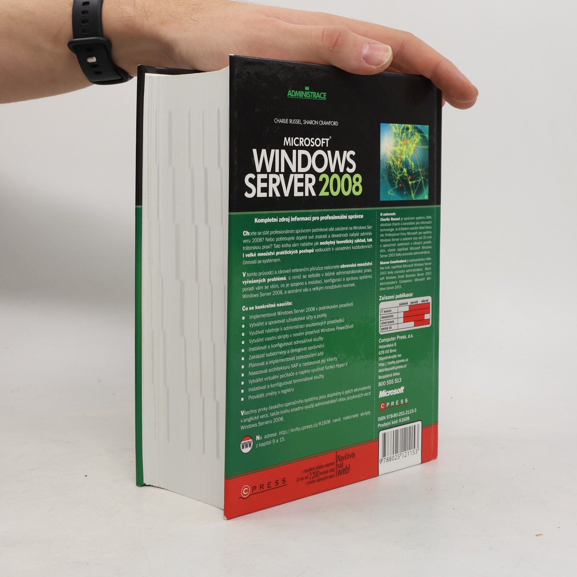 Charlie Russel Microsoft Windows Server 2008 : velký průvodce administrátora
