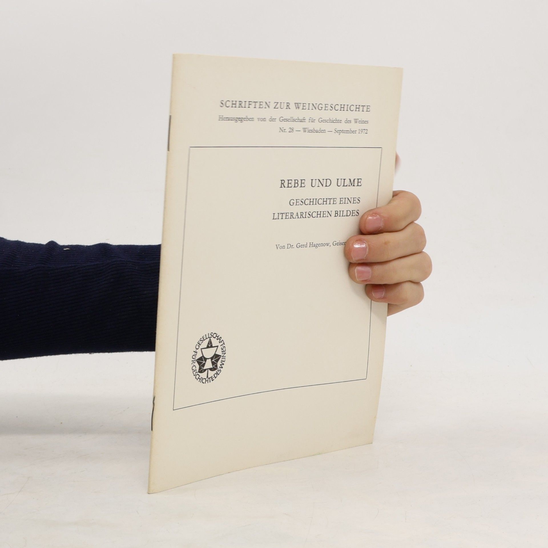 Rebe und Ulme. Geschichte eines literarischen Bildes