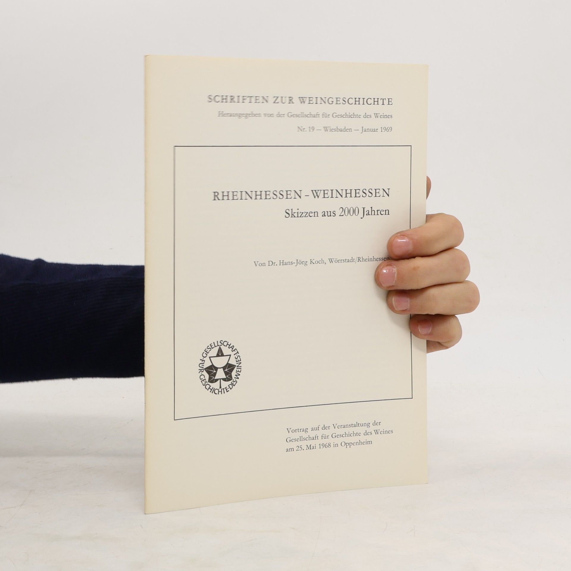 Dr. Hans-Jörg Koch RHEINHESSEN - WEINHESSEN