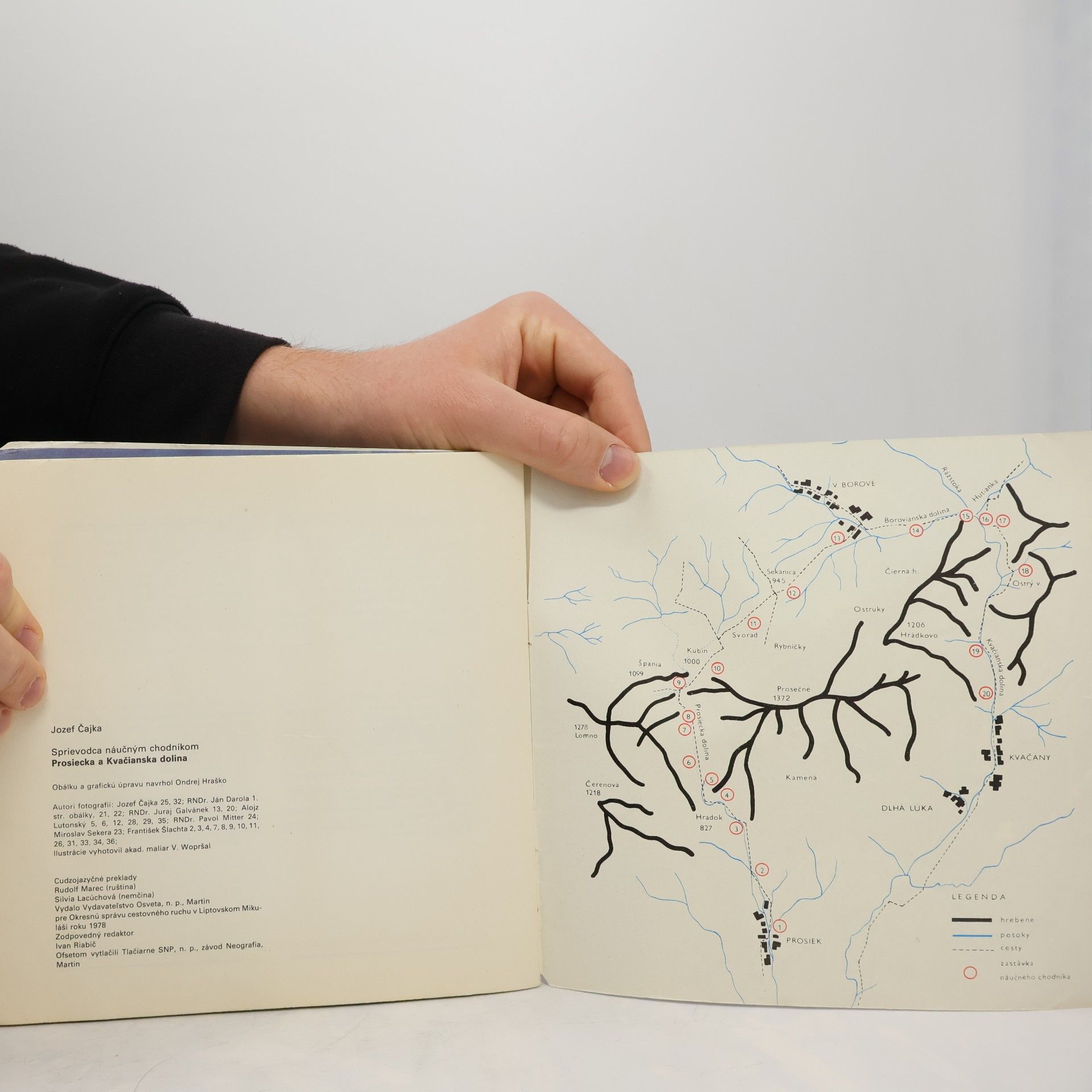Various authors Prosiecka a Kvačianska dolina: sprievodca náučným chodníkom