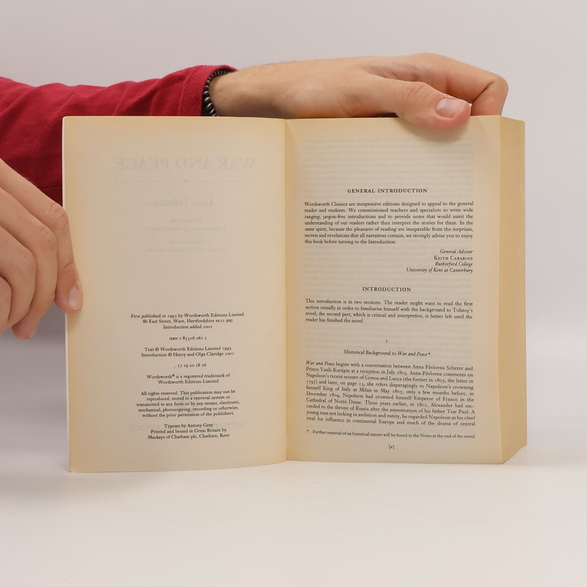Lew Nikolajewitsch Tolstoi War and Peace