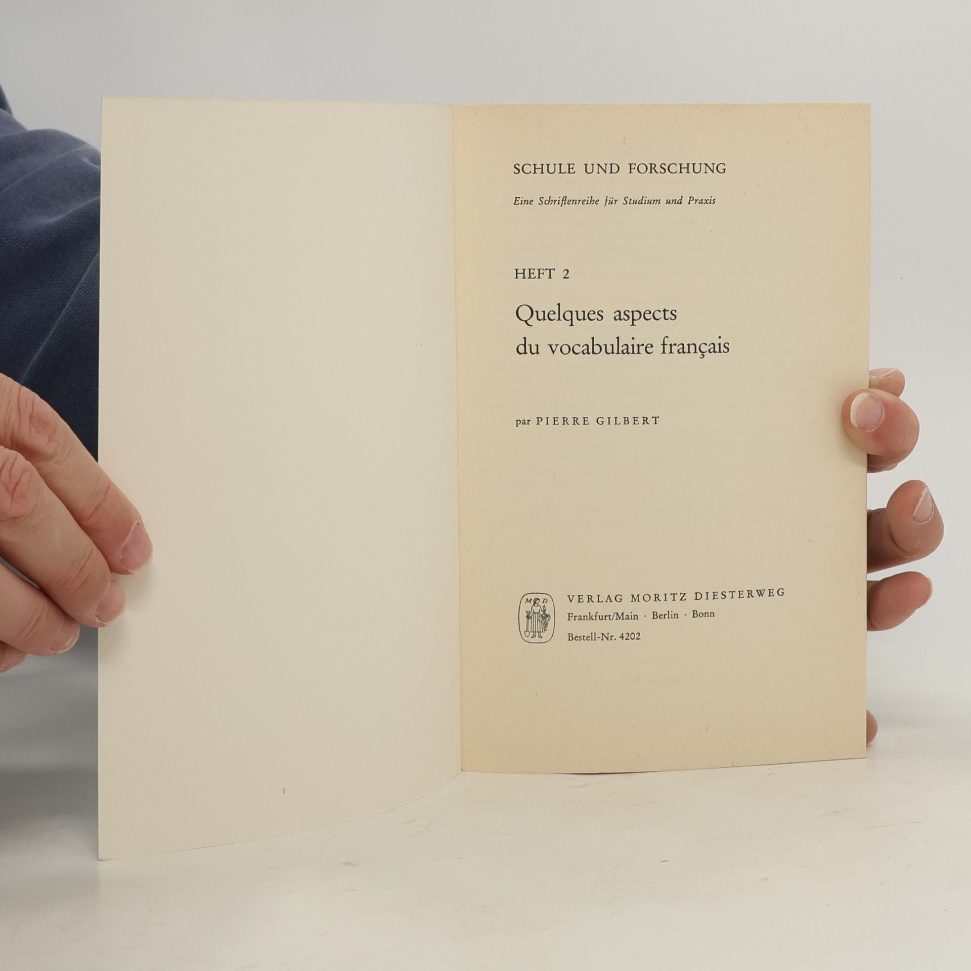 Pierre Gilbert Quelques aspects du vocabulaire français