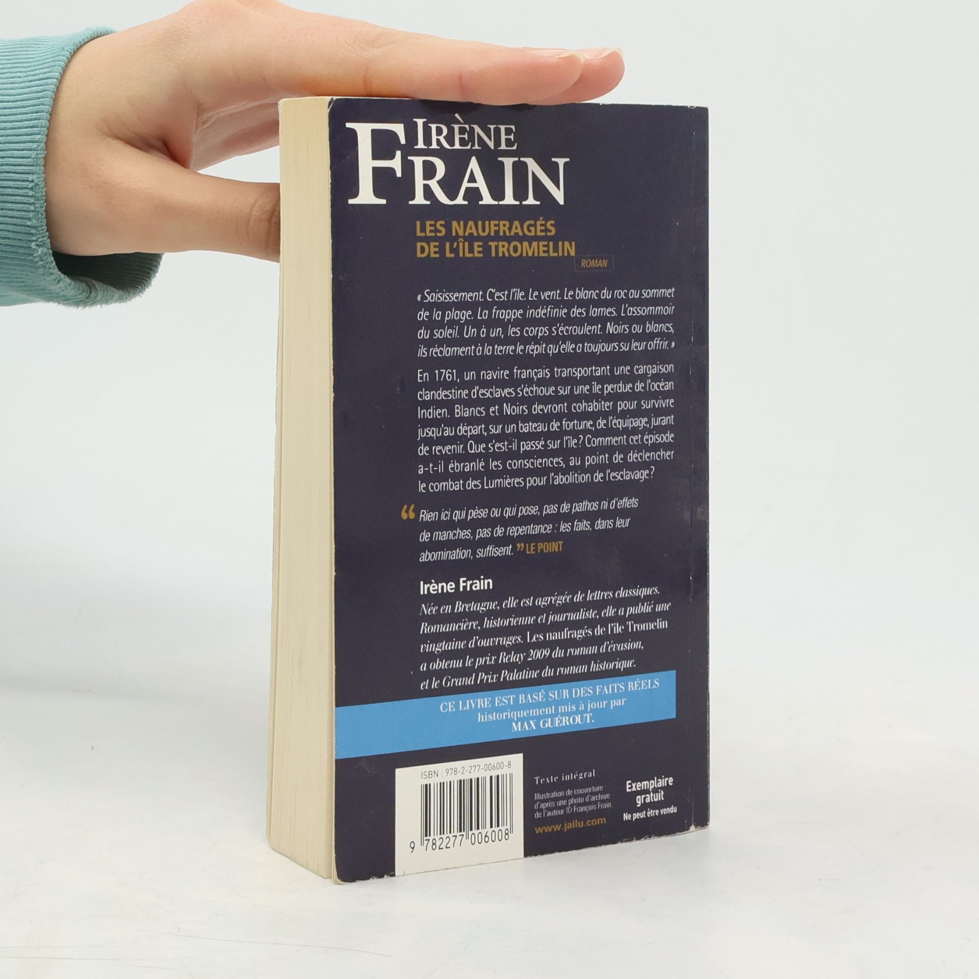 Irène Frain Les naufragés de l'île Tromelin