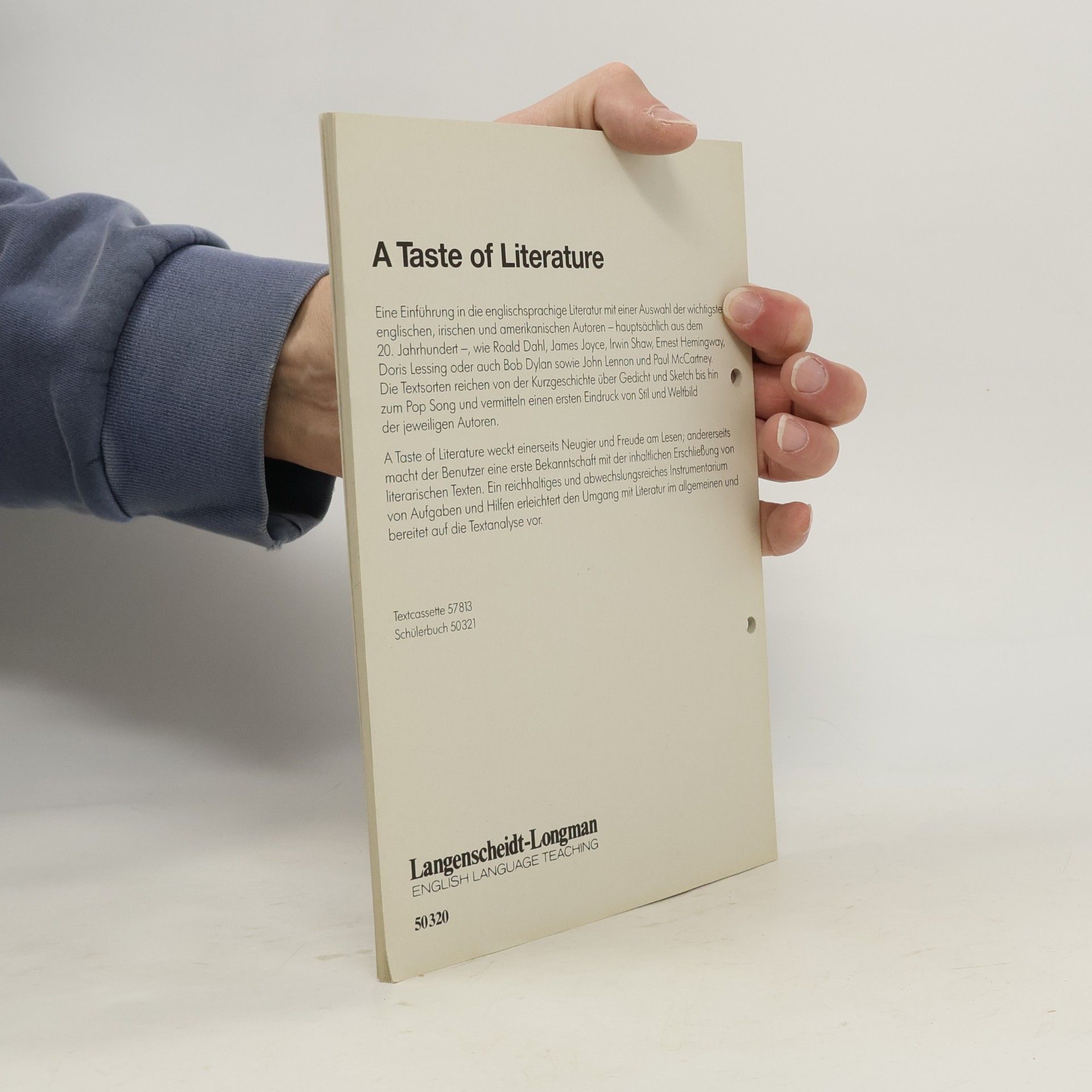 Horst Bodden A Taste of Literature