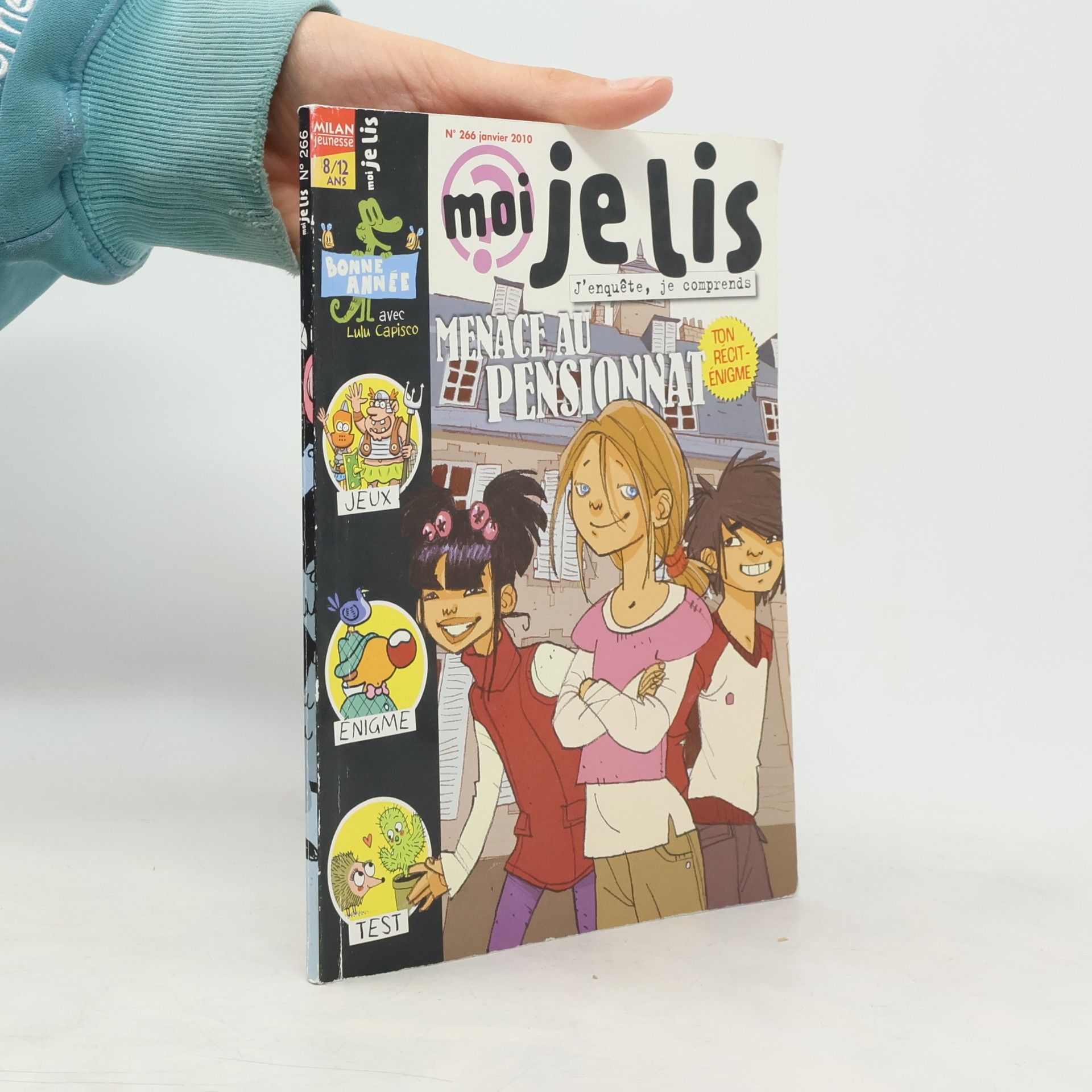 Moi je lis : Menace au pensionnat