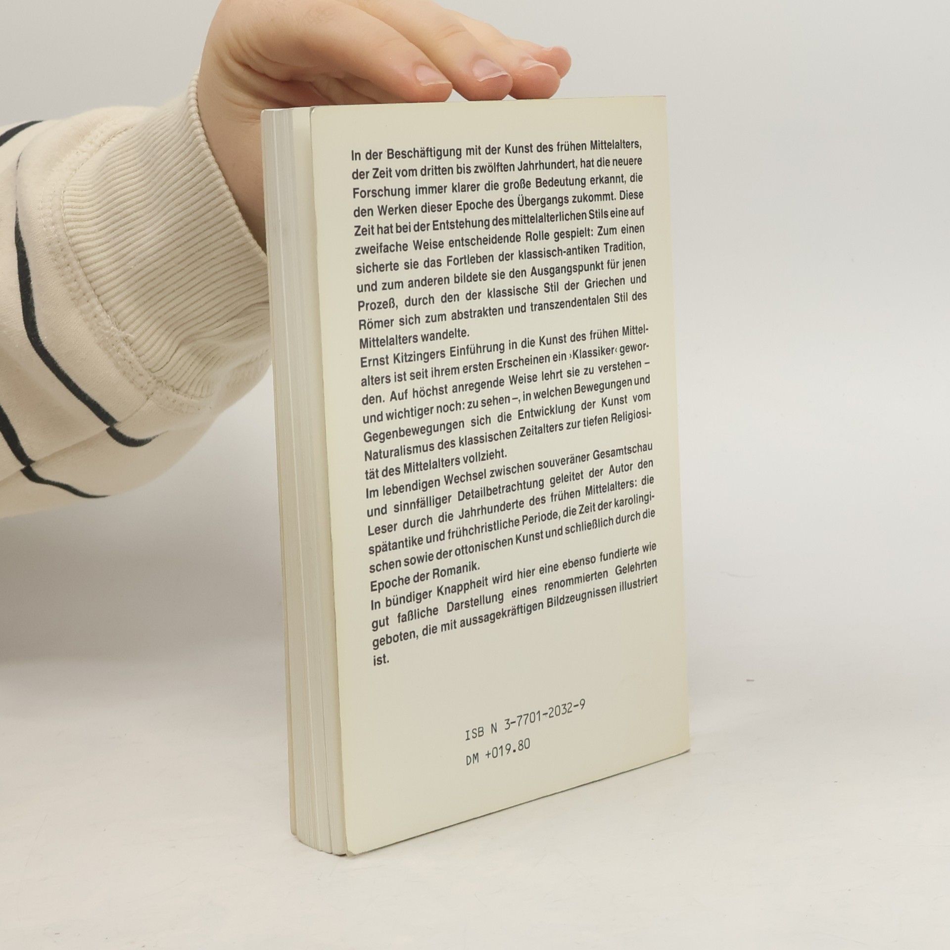 Ernst Kitzinger Kleine Geschichte der frühmittelalterlichen Kunst