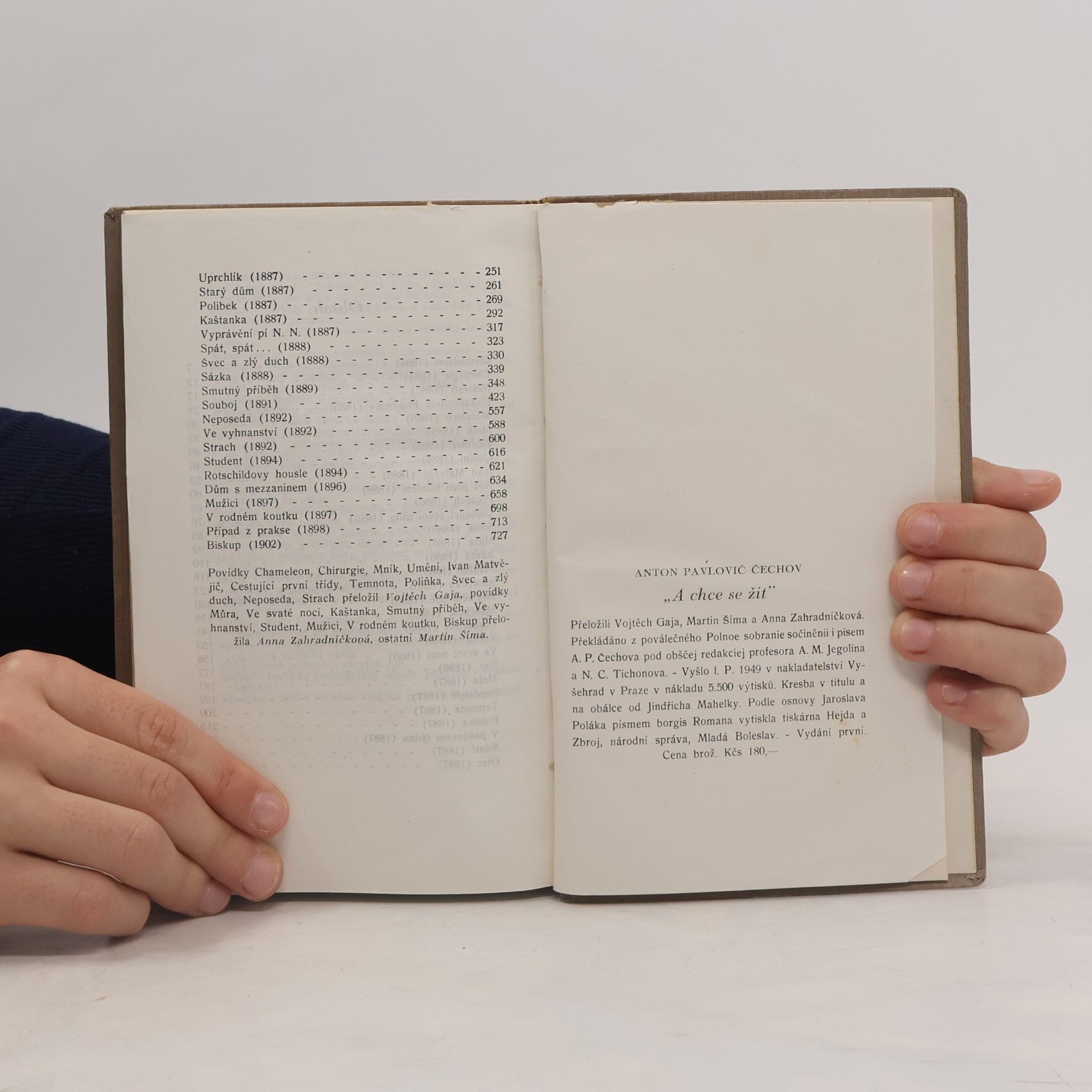 Anton Tchekhov A chce se žít