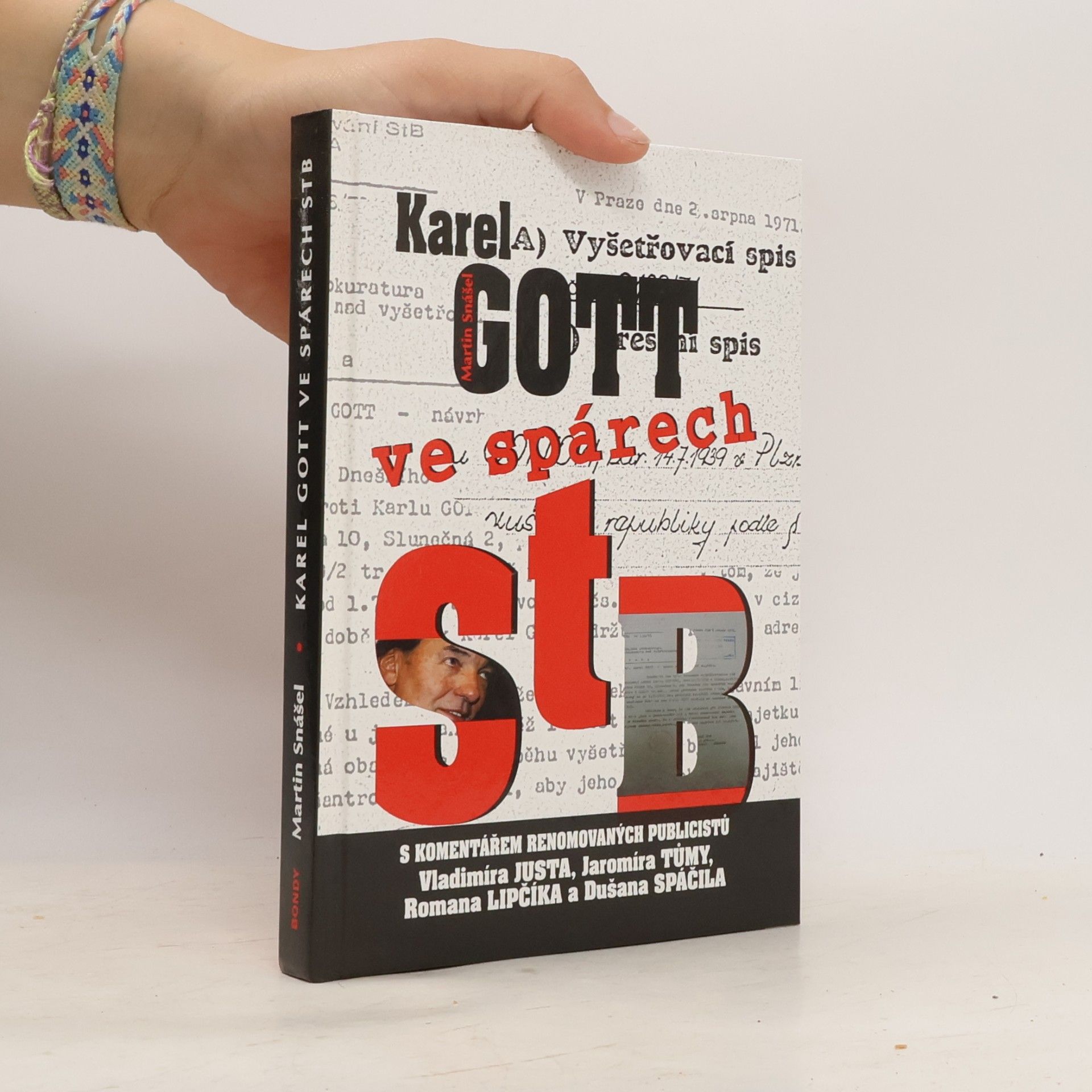 Karel Gott ve spárech StB