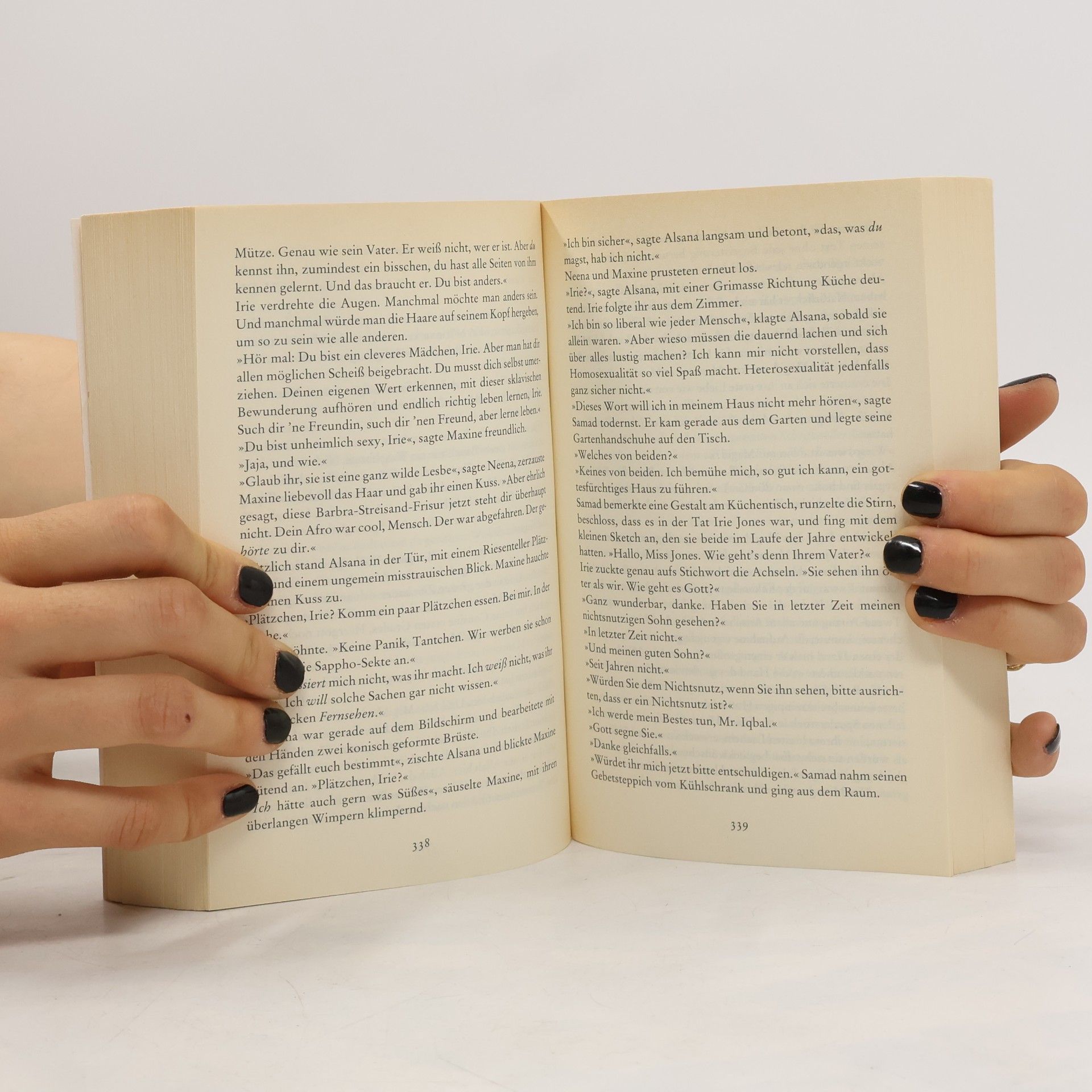 Zadie Smith Zähne zeigen