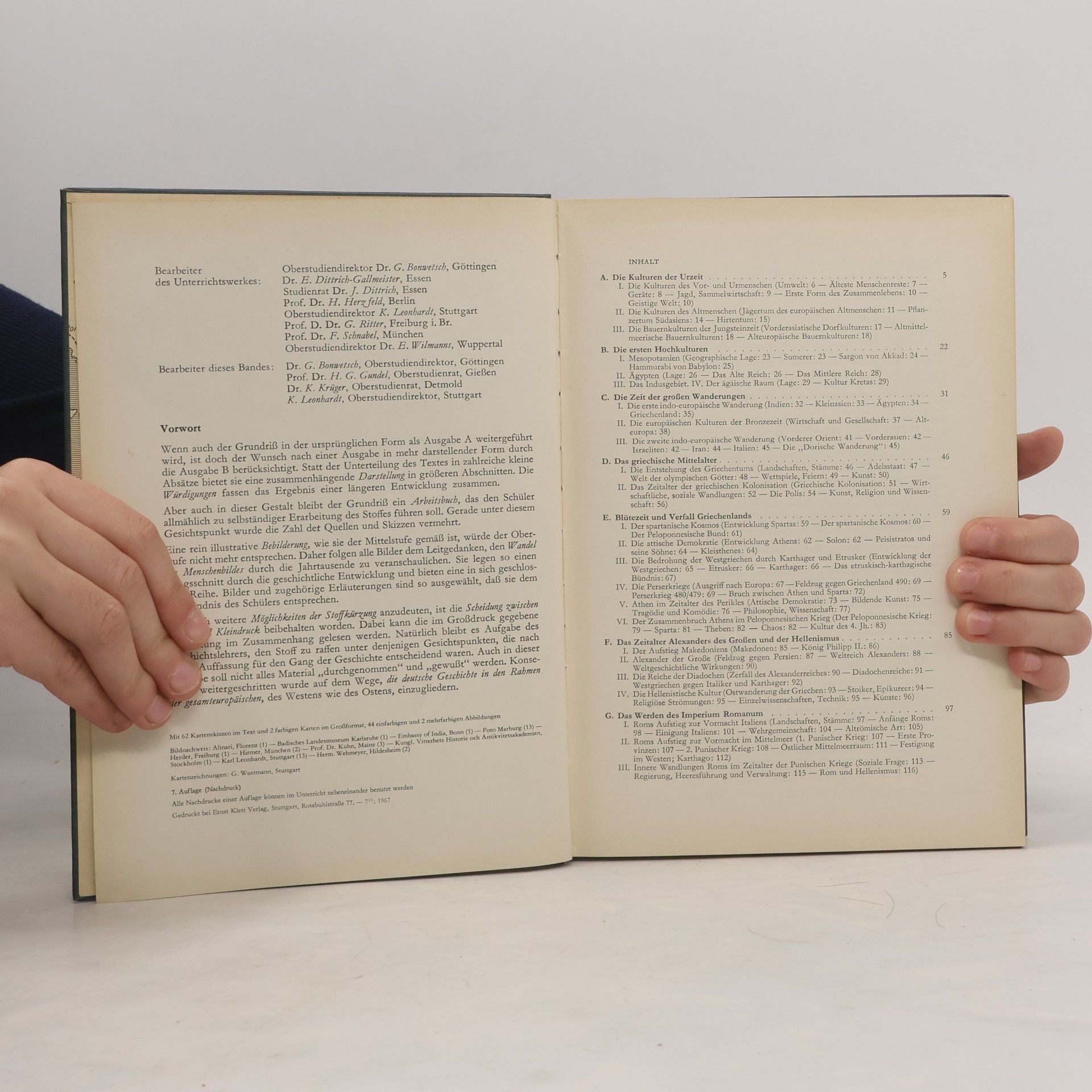 Various authors Grundriss der Geschichte. Ausgabe B. Band I