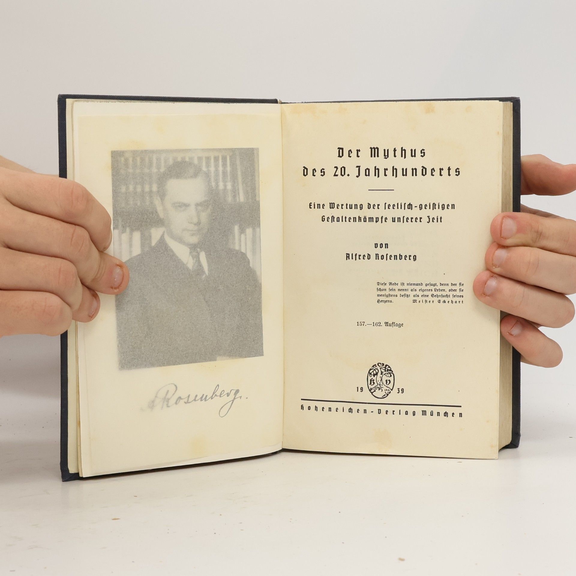 Alfred Rosenberg Der Mythus des 20. Jahrhunderts