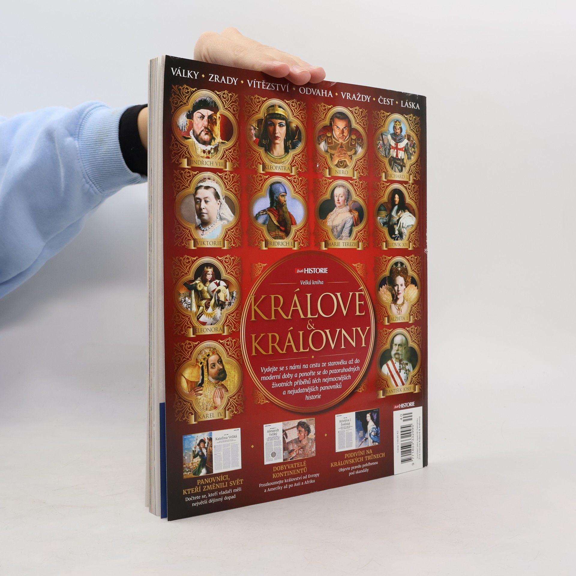 Ludvík Pouzar Velká kniha - králové & královny. Fascinující životy panovníků od starověku po současnost