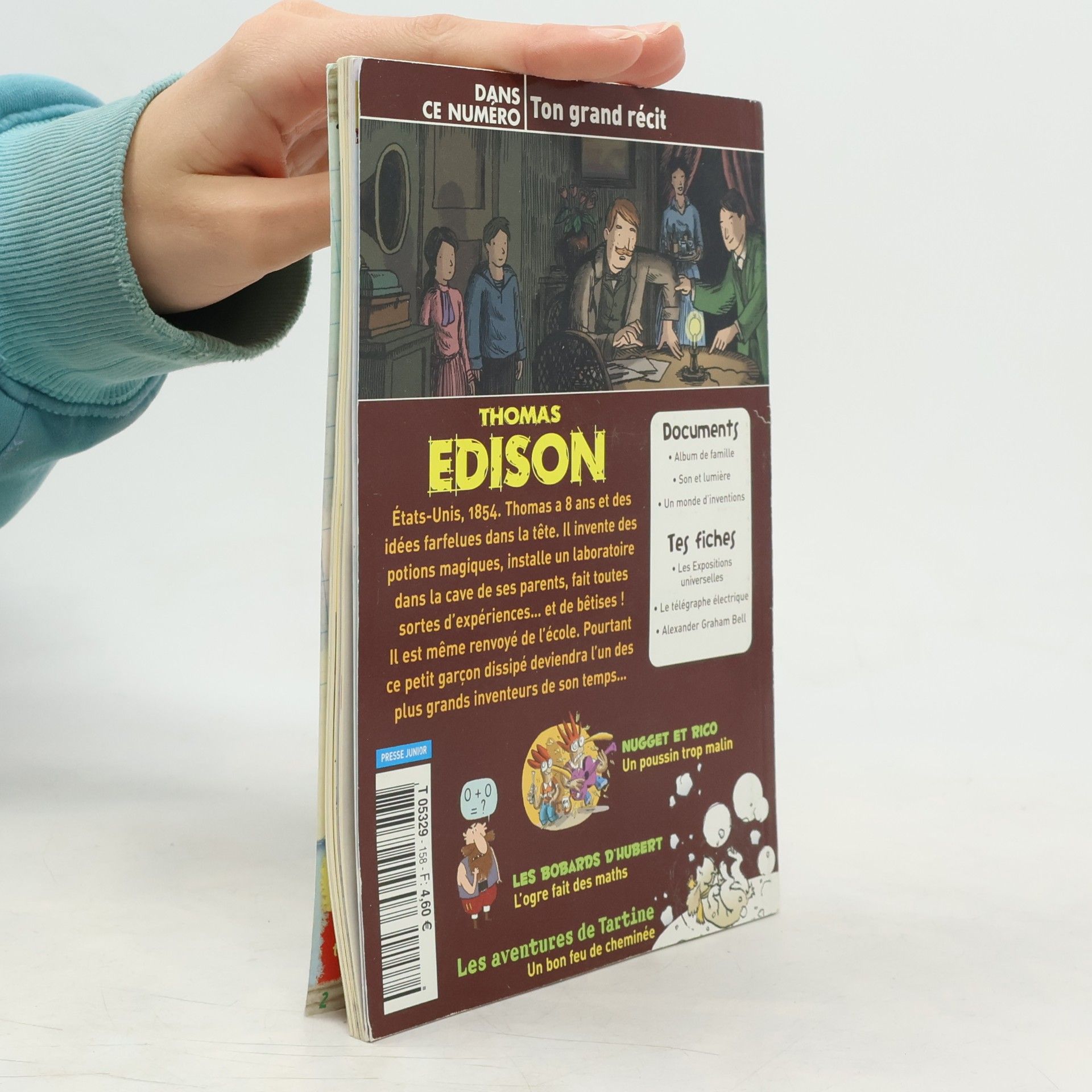 Laurent Audouin Histoires Vraies 158. Thomas Edison