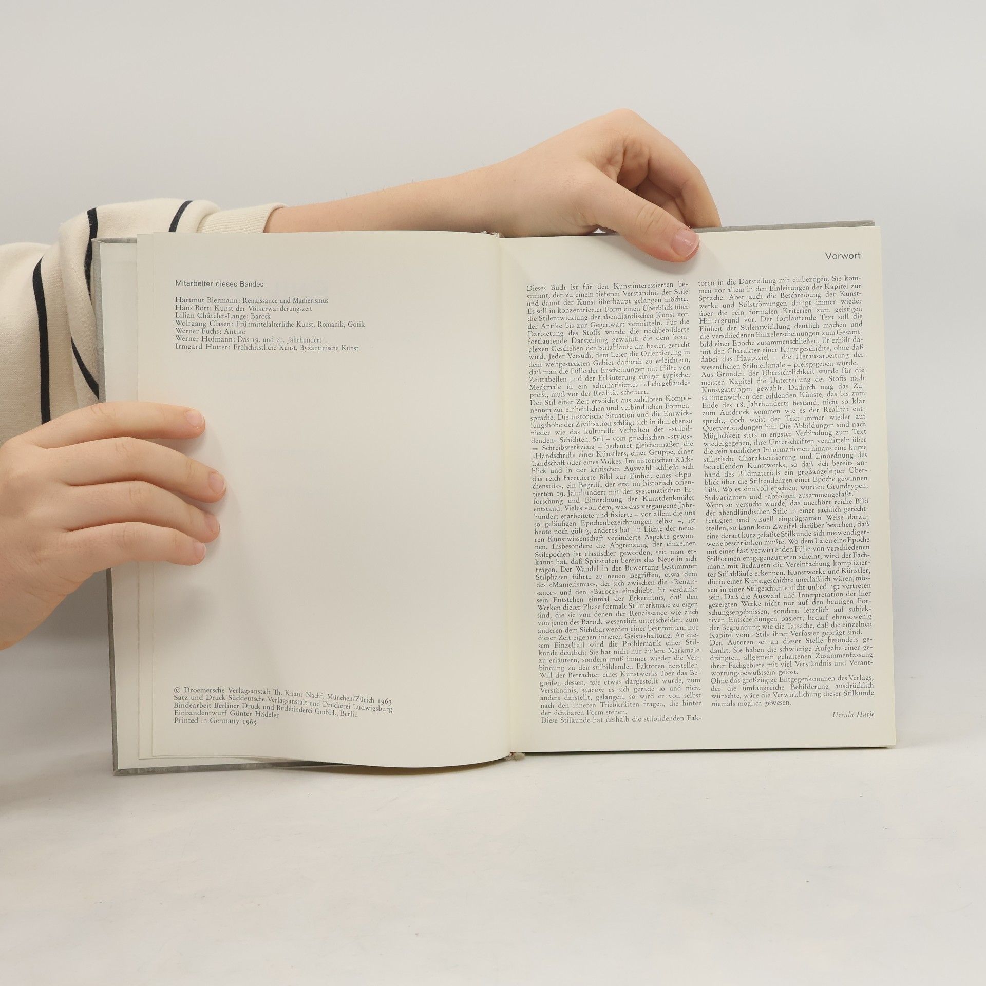 Various authors Knaurs Stilkunde