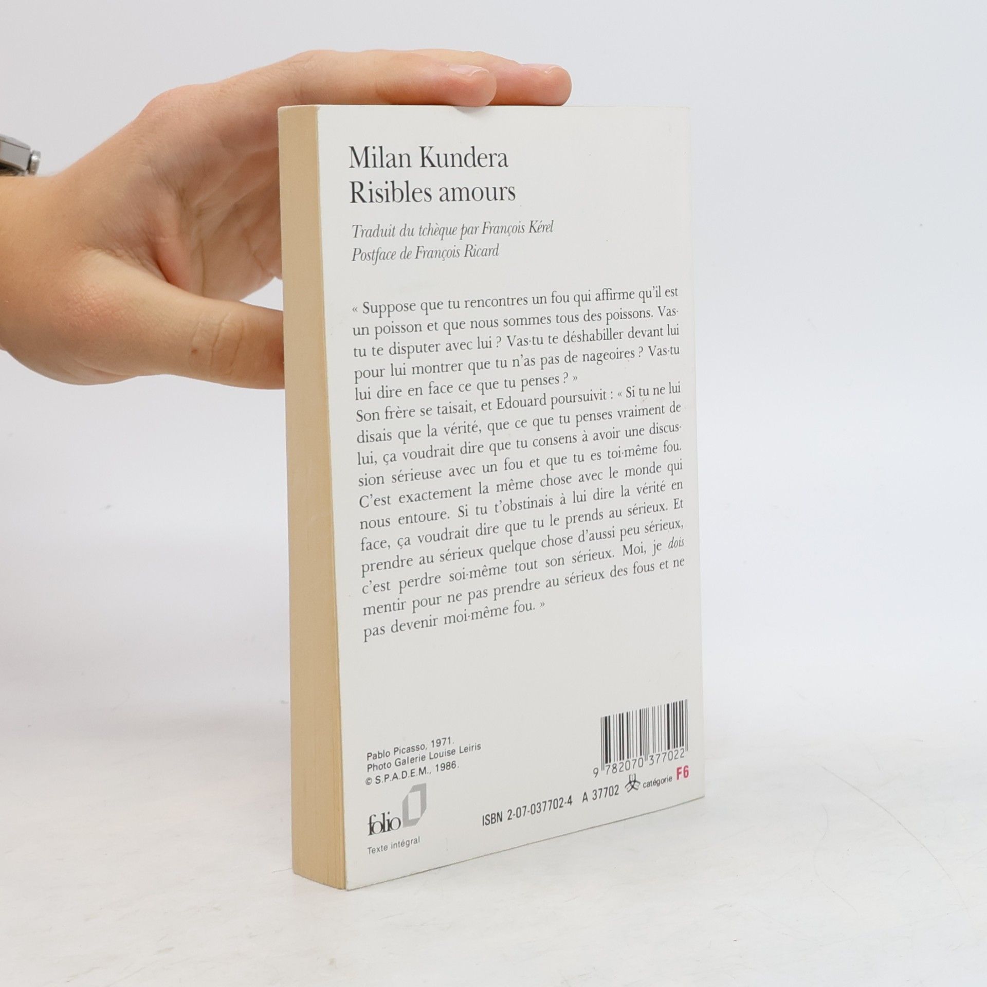 Milan Kundera Risibles amours