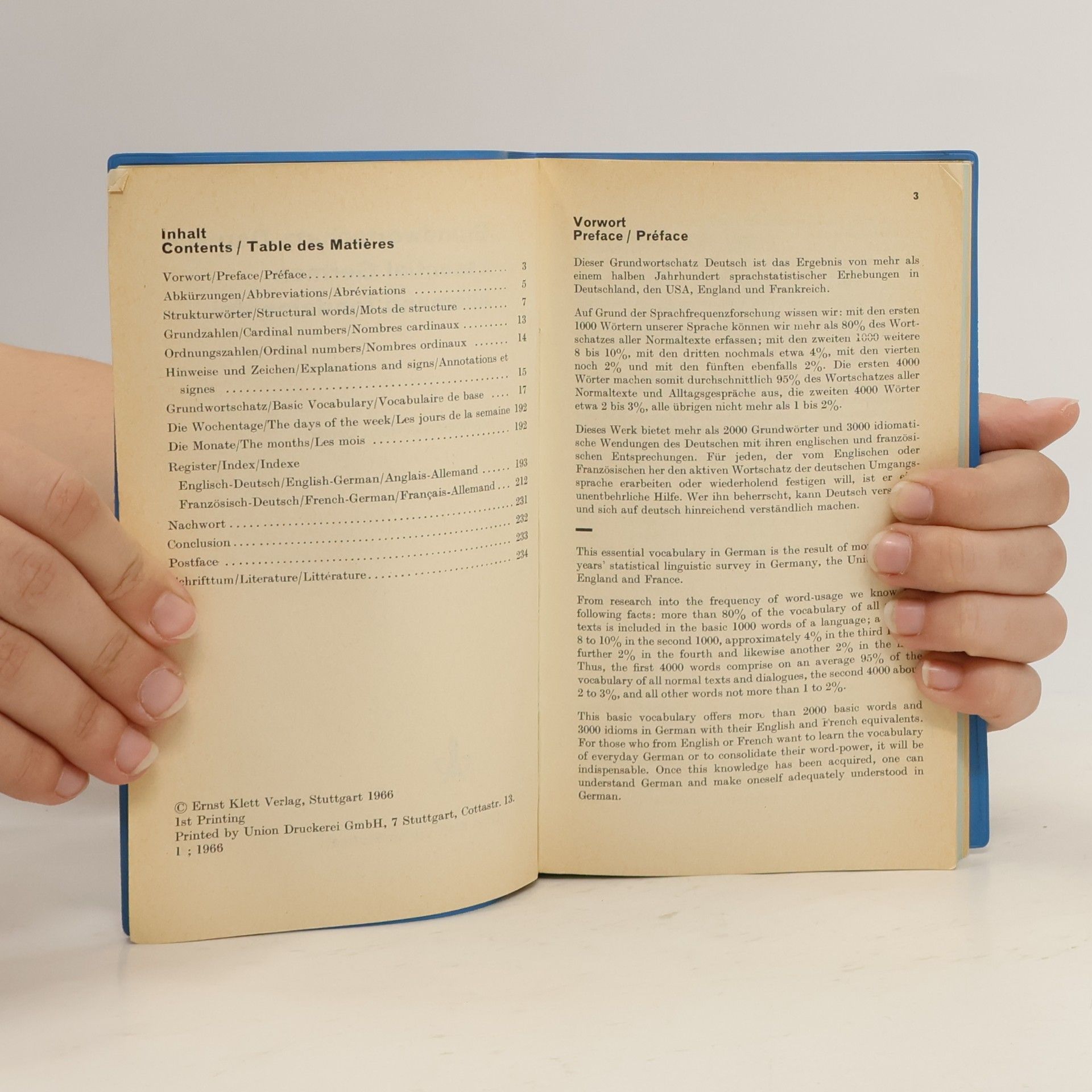 Heinz Oehler Grundwortschatz Deutsch. Essential German. Allemand fondamental