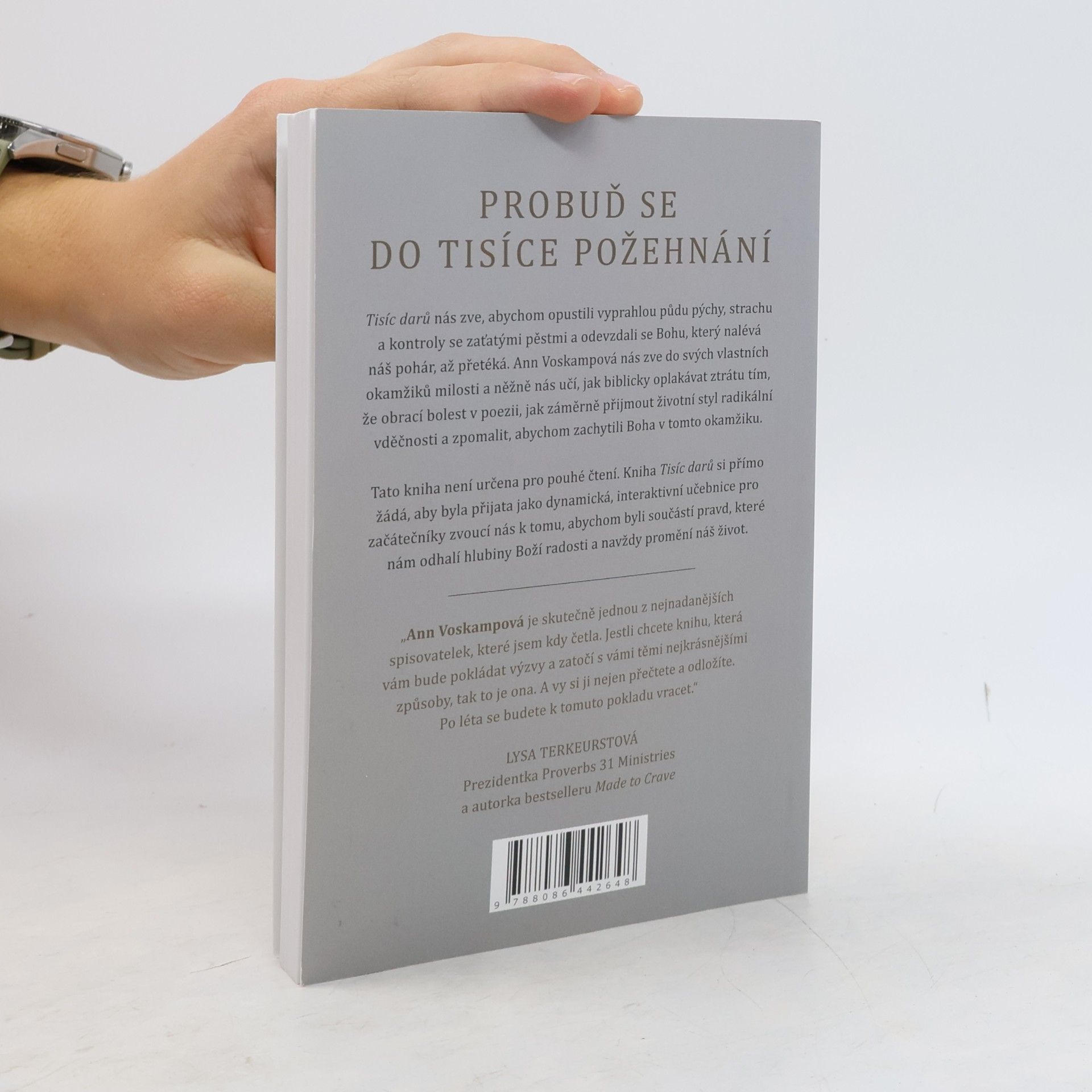 Ann Voskamp Tisíc darů : výzva žít naplno tam, kde právě jsi