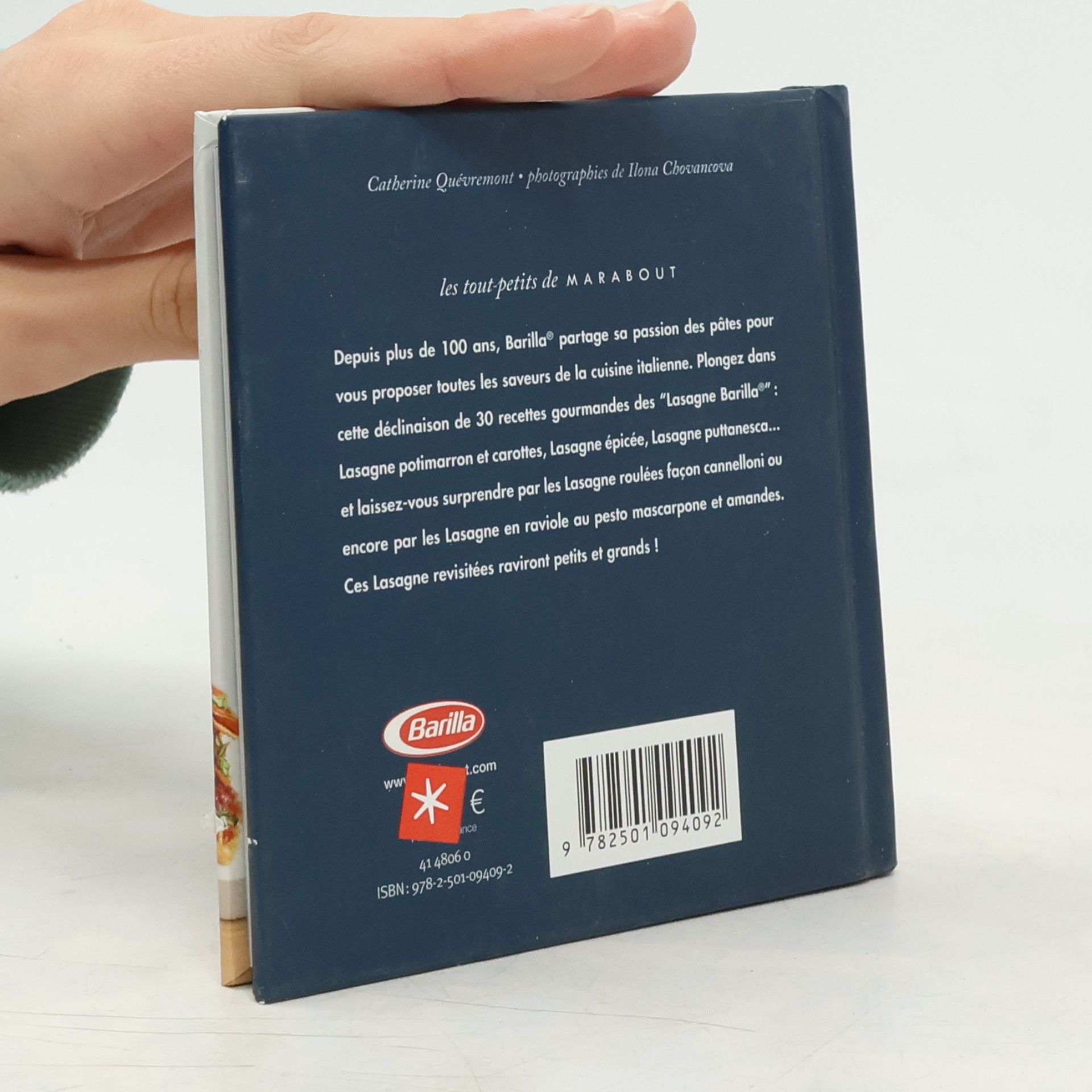 Catherine Quévremont Lasagnes Barilla, les 30 recettes culte