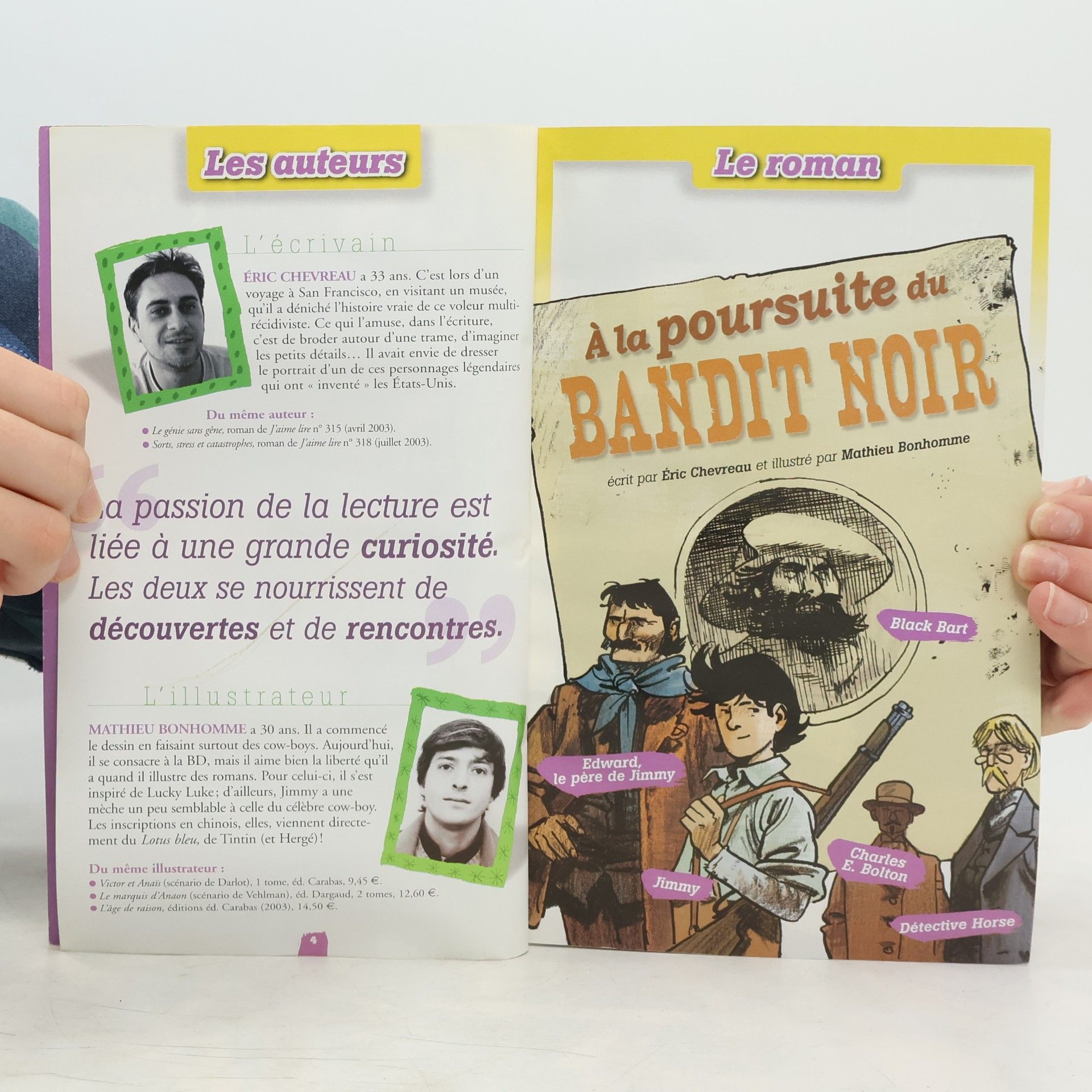 Eric Chevreau D Lire n°64 : À la poursuite du BANDIT NOIR
