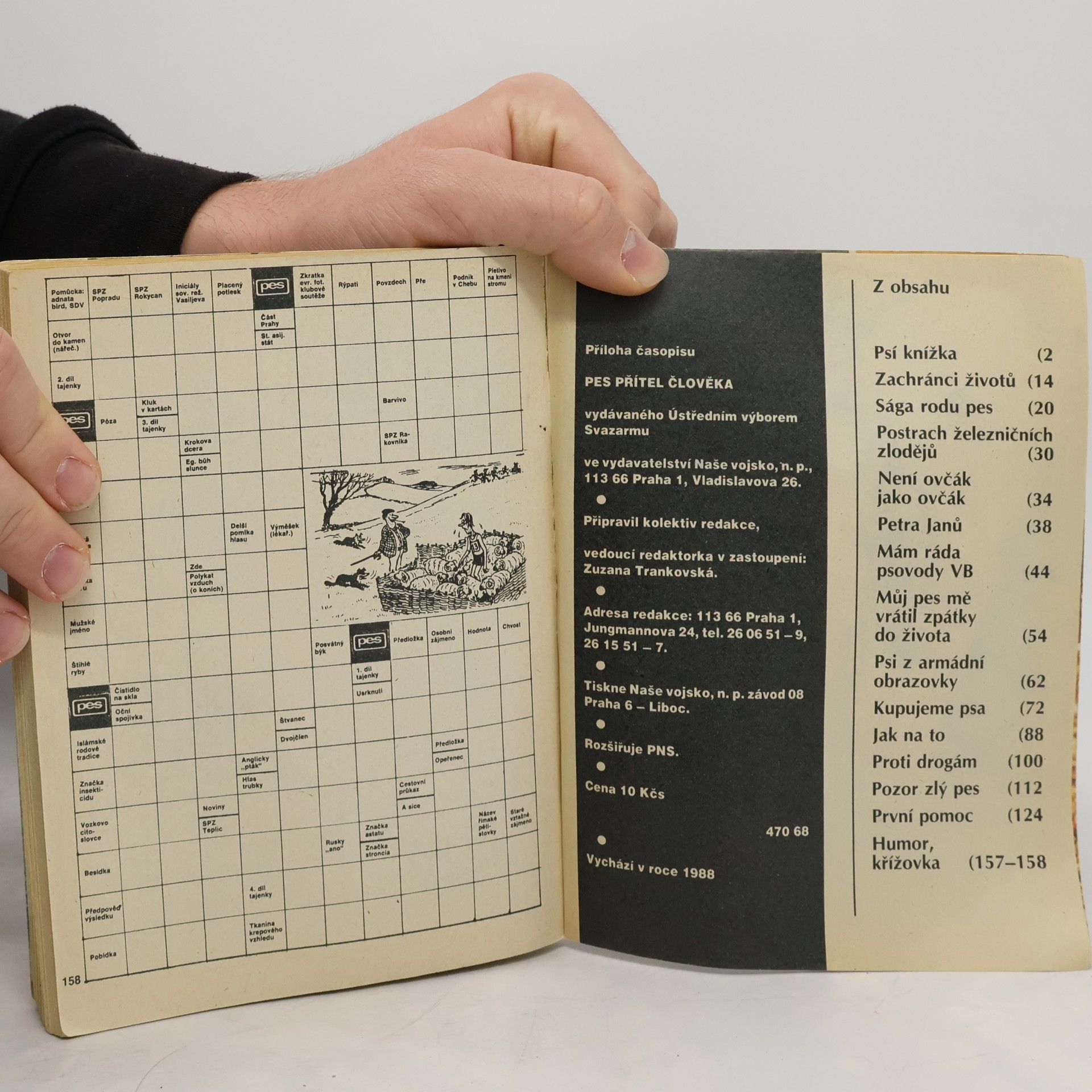 Various authors Pes přítel člověka. Příloha z r. 1988
