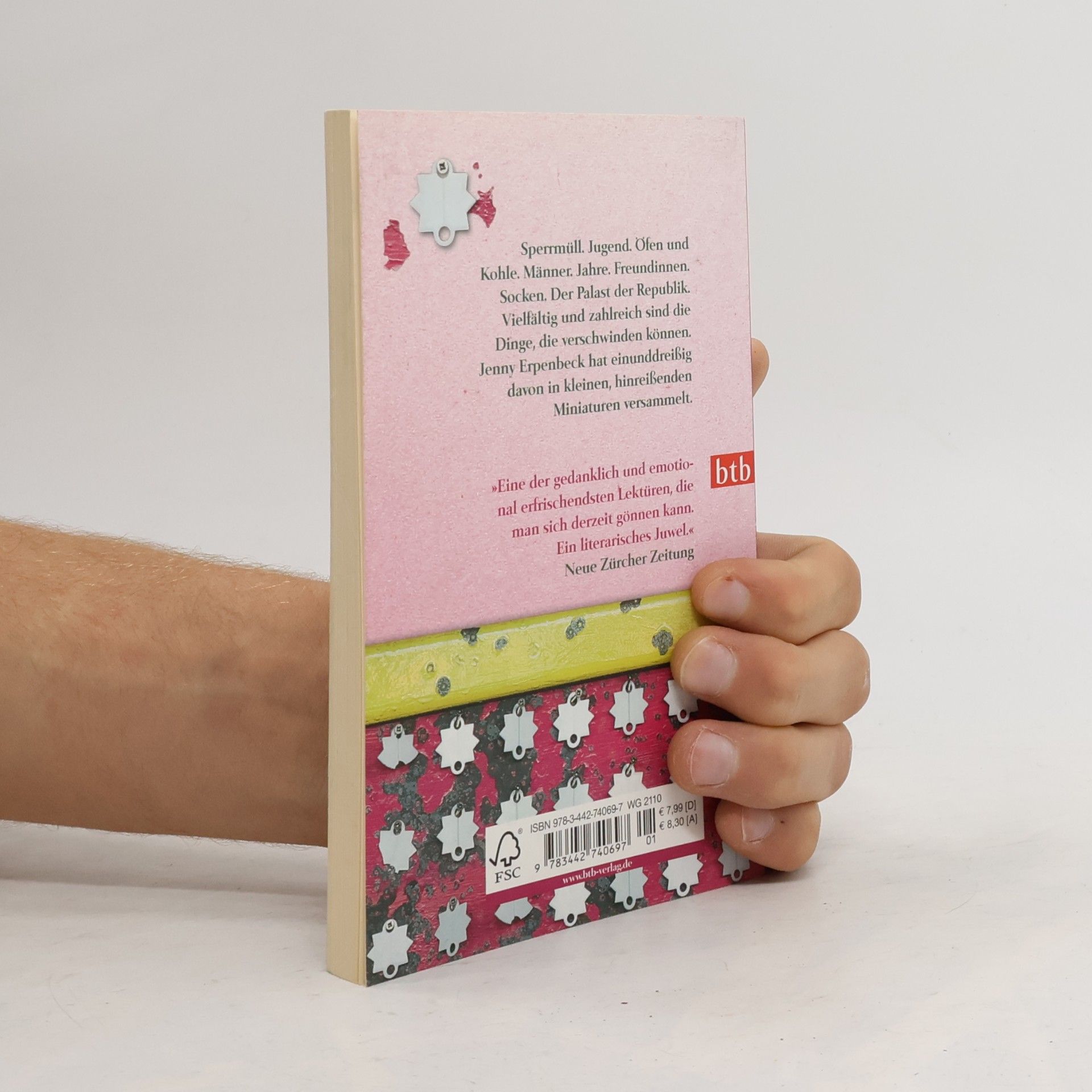 Jenny Erpenbeck Dinge, die verschwinden