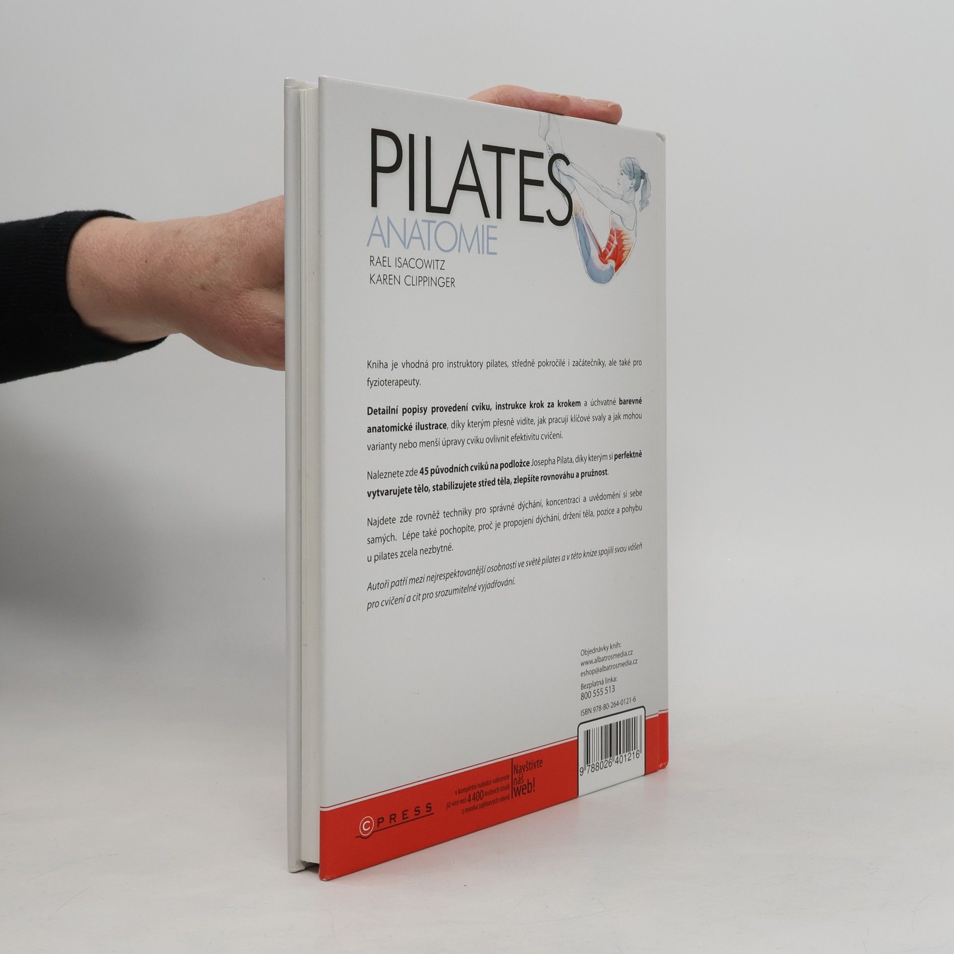 Rael Isacowitz Pilates anatomie: Váš ilustrovaný průvodce cvičením na podložce