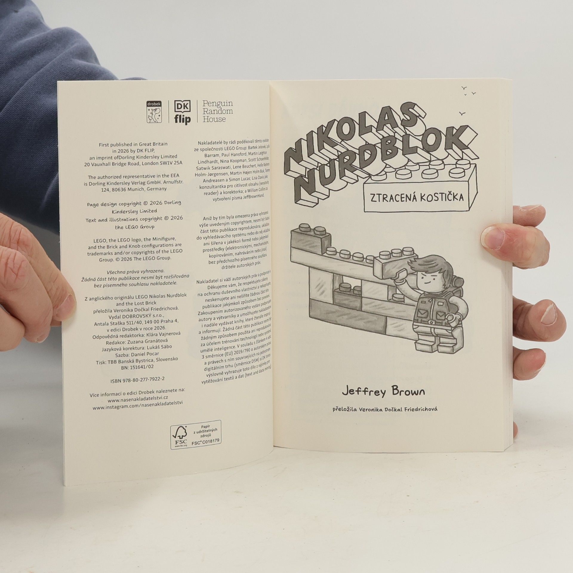 Jeffrey Brown Nikolas Nurdbok: Ztracená kostička