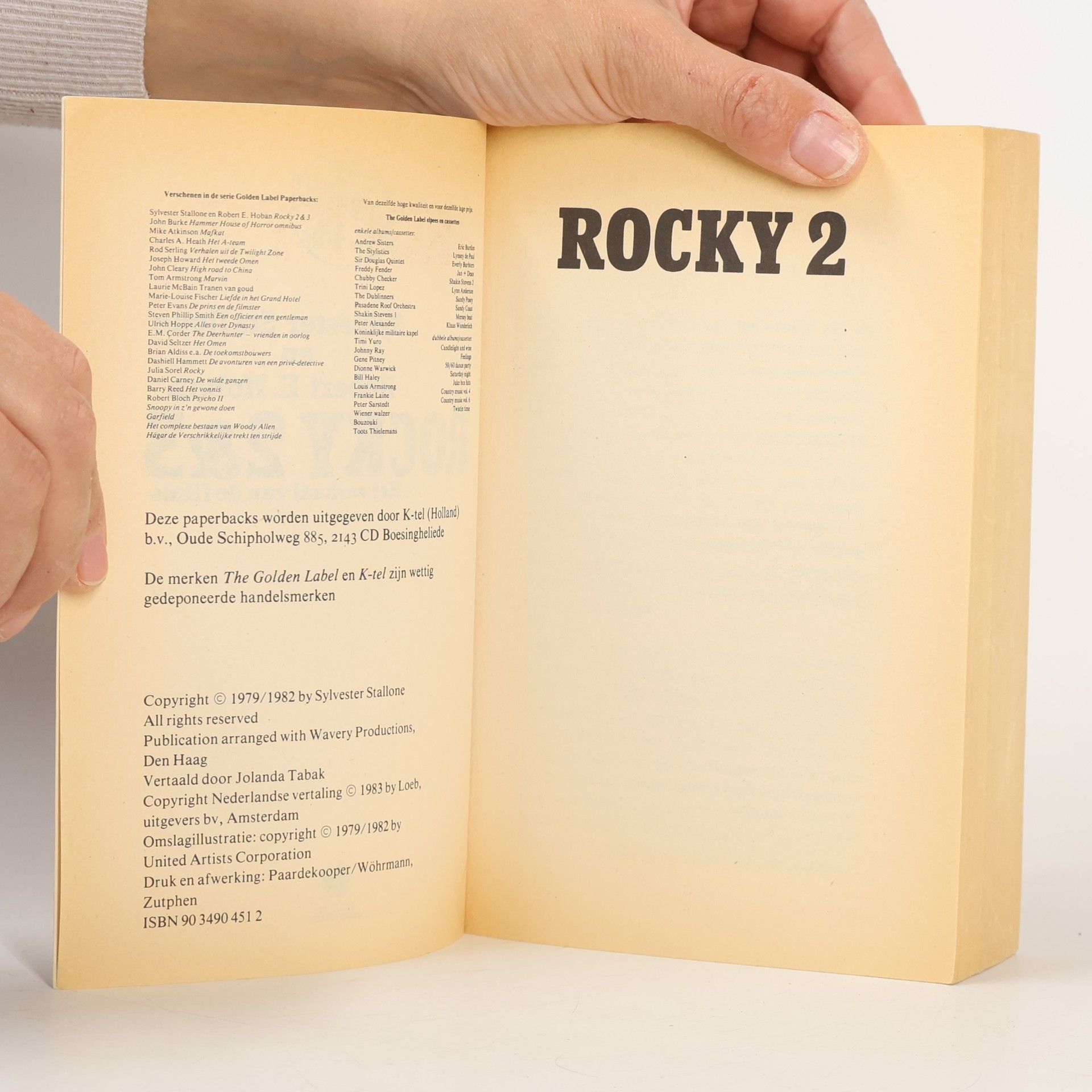 Sylvester Stallone Rocky 2&3