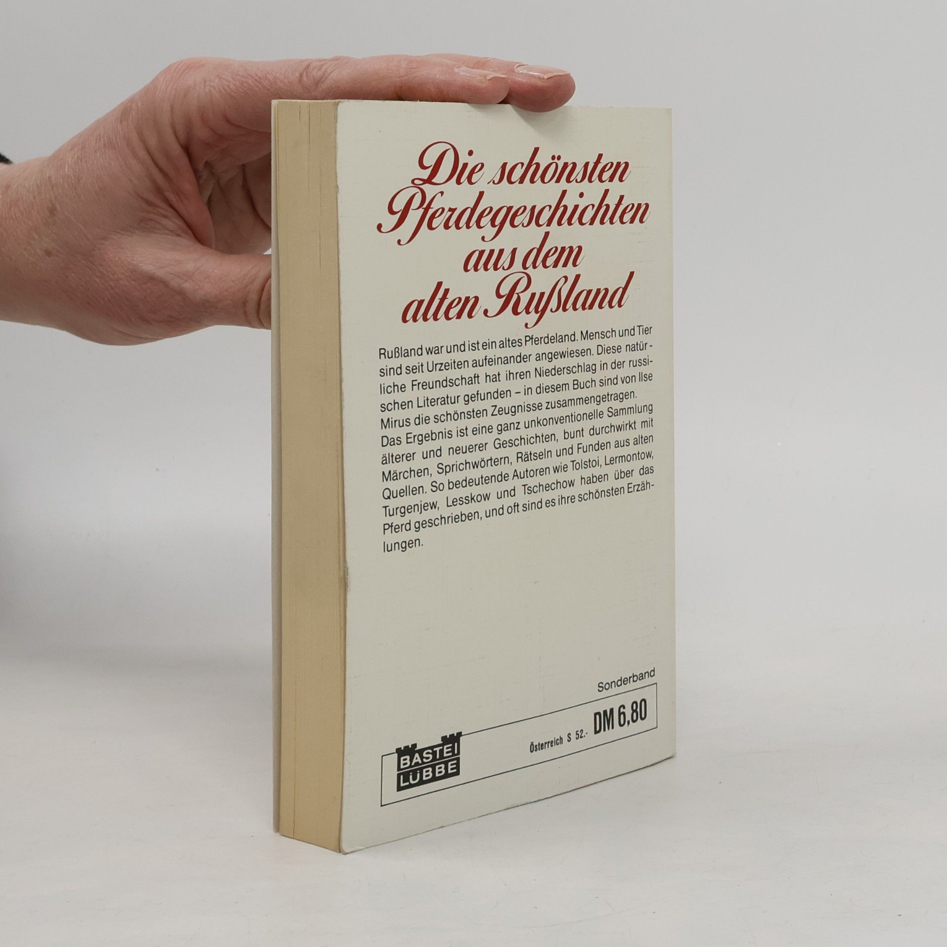 Turgenjew Allgemeine Reihe. Bastei Lübbe Taschenbücher: Die schönsten Pferdegeschichten aus dem alten Russland