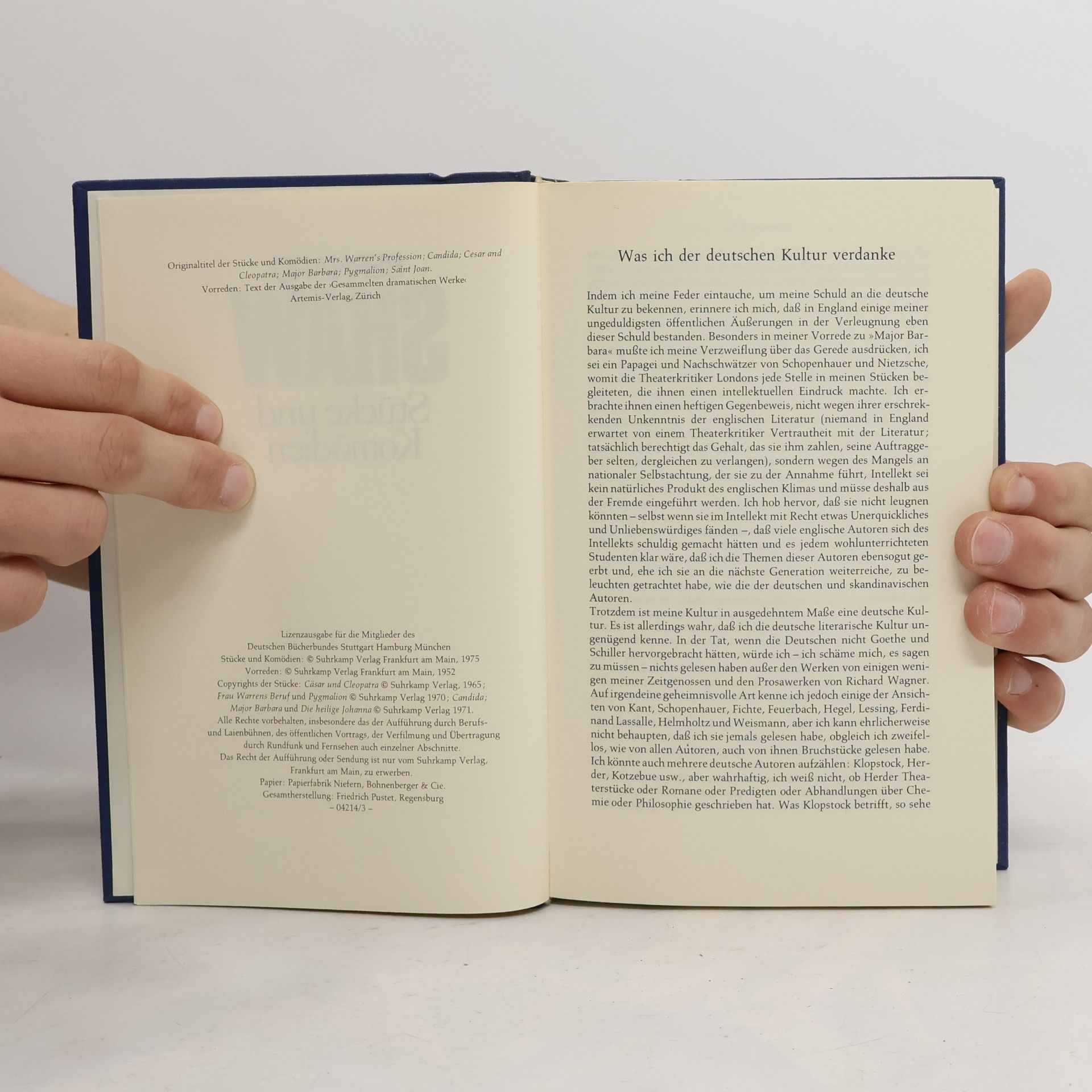 George Bernard Shaw Stücke und Komödien