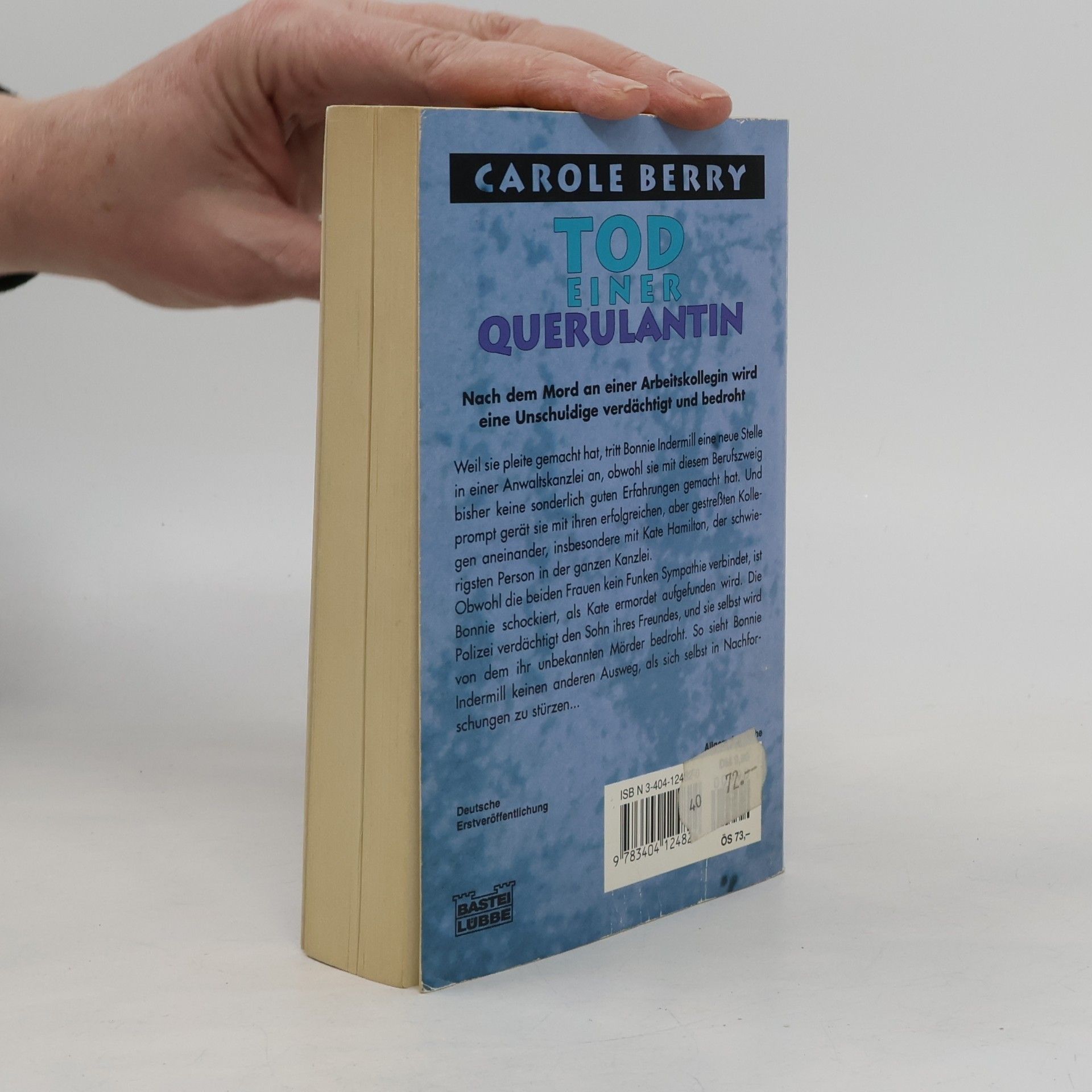 Carole Berry Tod einer Querulantin.