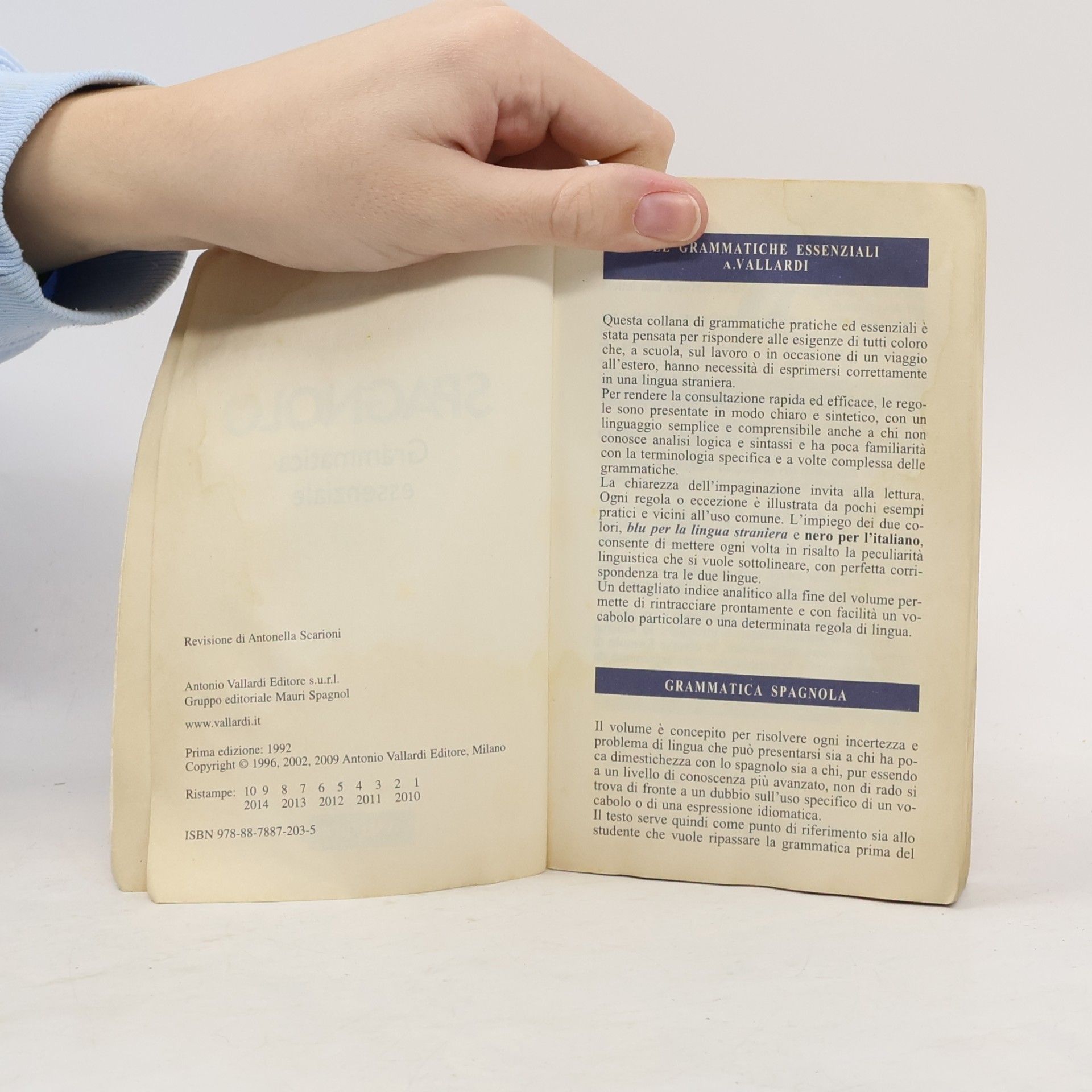 Elena Accorsi Strumenti: Spagnolo. Grammatica essenziale