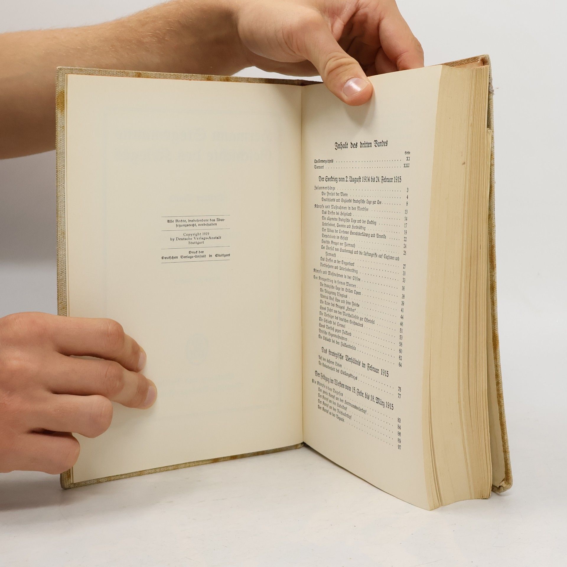 Hermann Stegemann Geschichte des Krieges 3