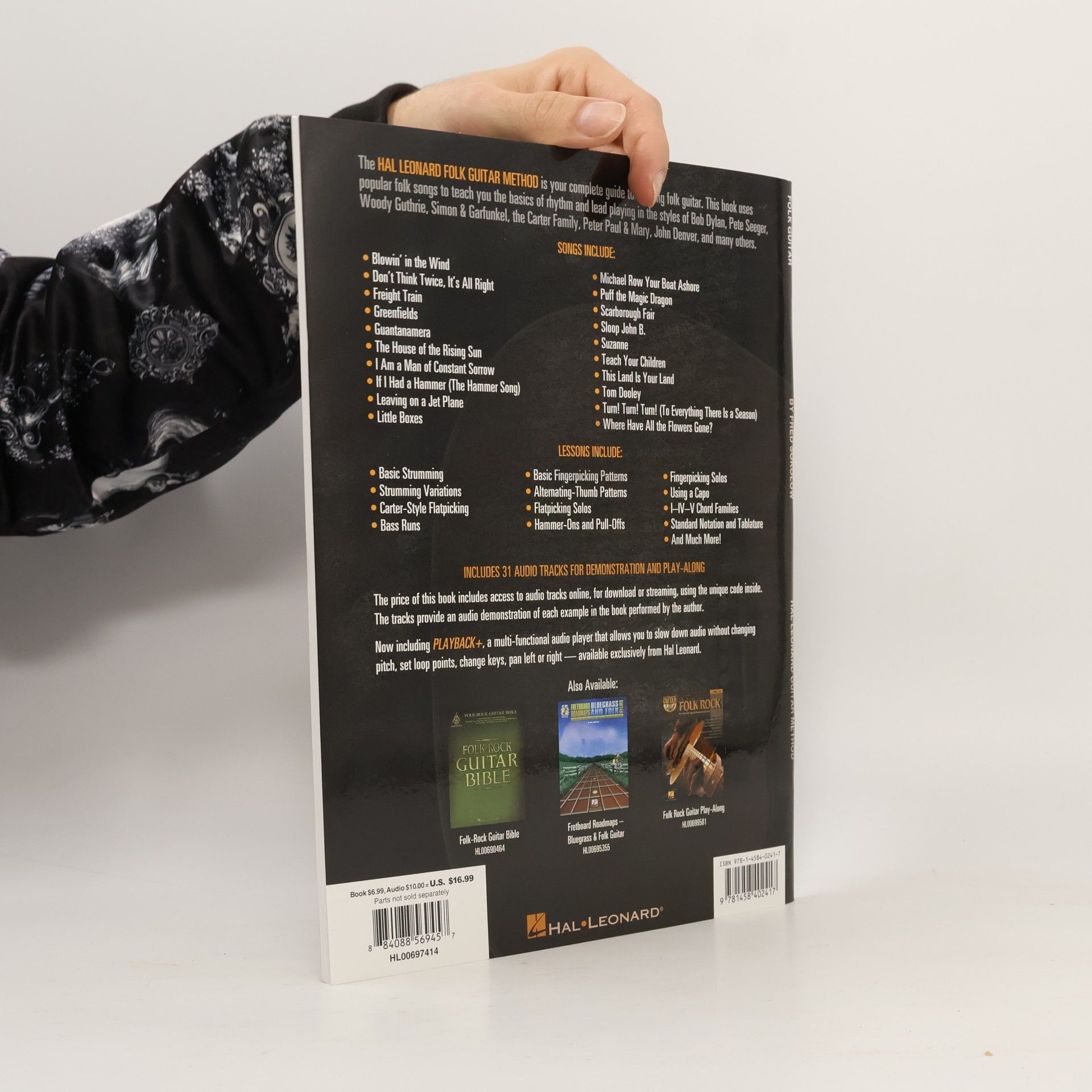 Fred Sokolow Hal Leonard Folk Guitar Method