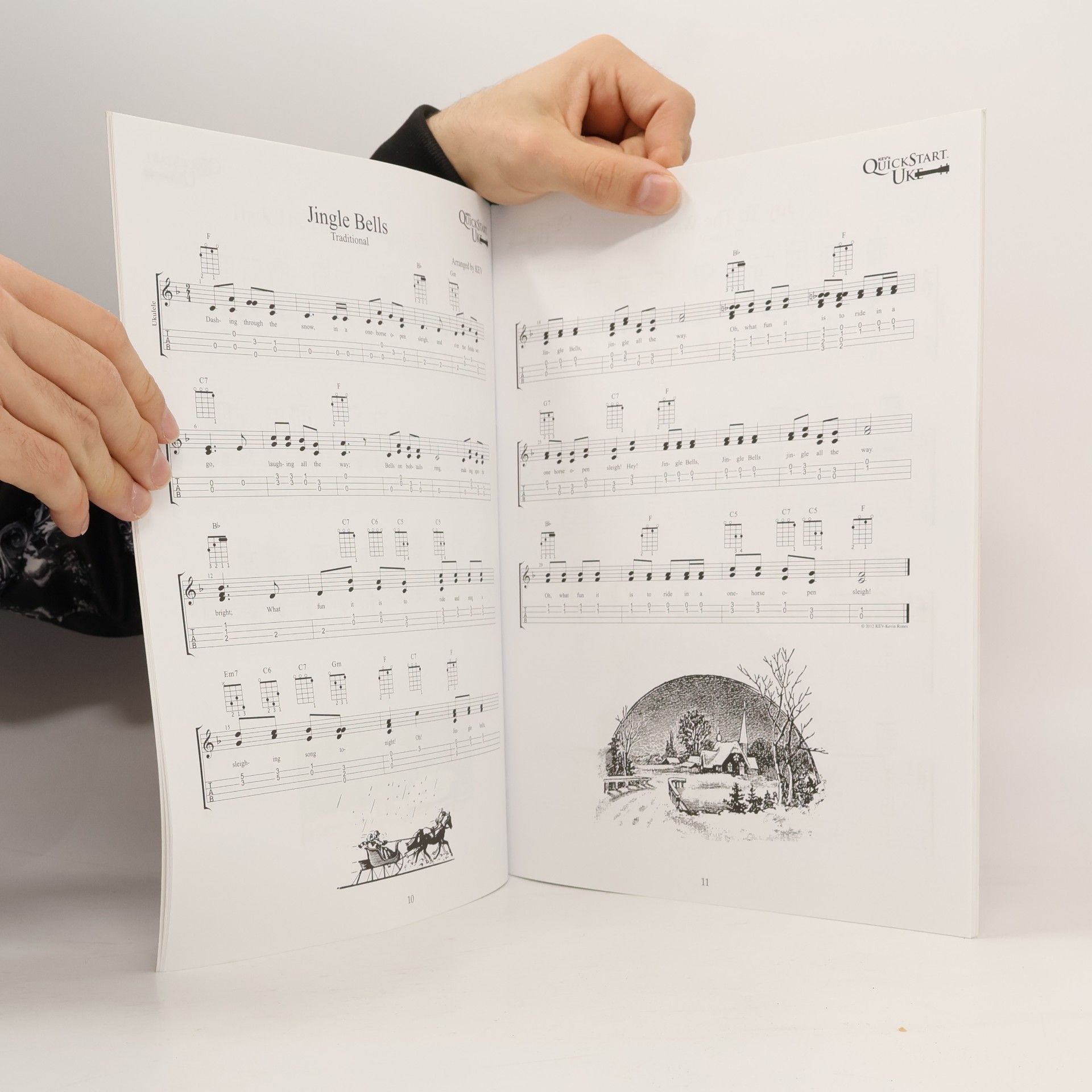 Kevin Rones Kev's Quickstart: Ukulele Christmas Songs