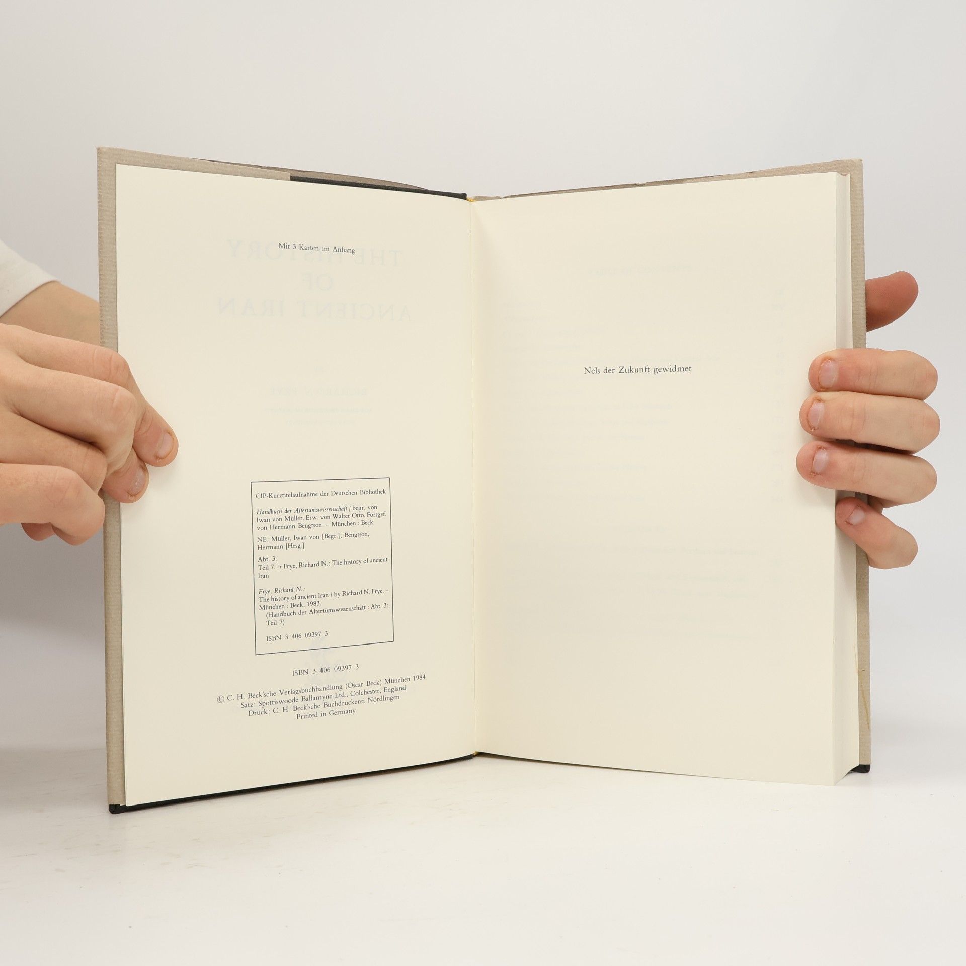 Richard Nelson Frye Handbuch der Altertumswissenschaft - III.7: The History of Ancient Iran