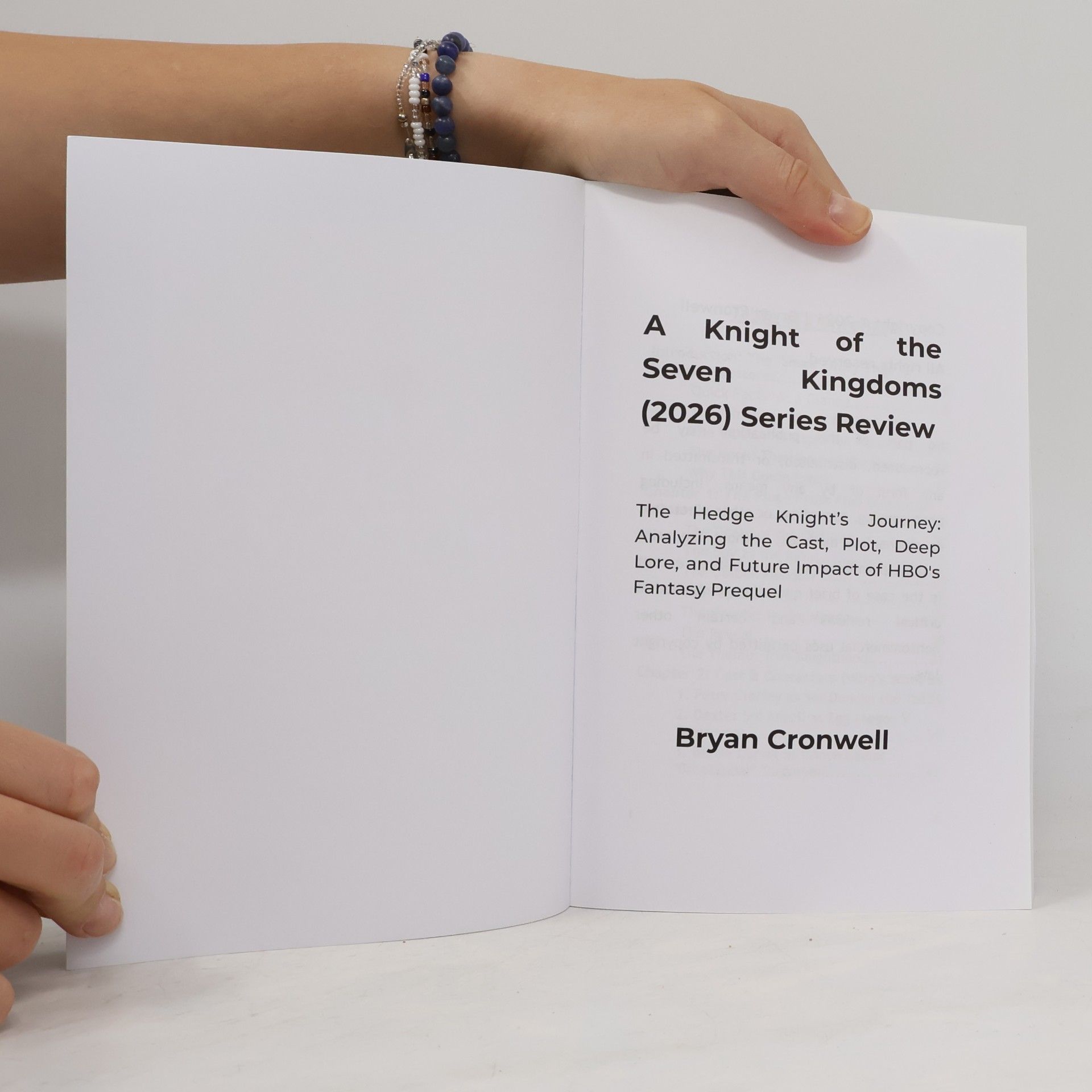 Bryan Cronwell A Knight of the Seven Kingdoms (2026) Series Review
