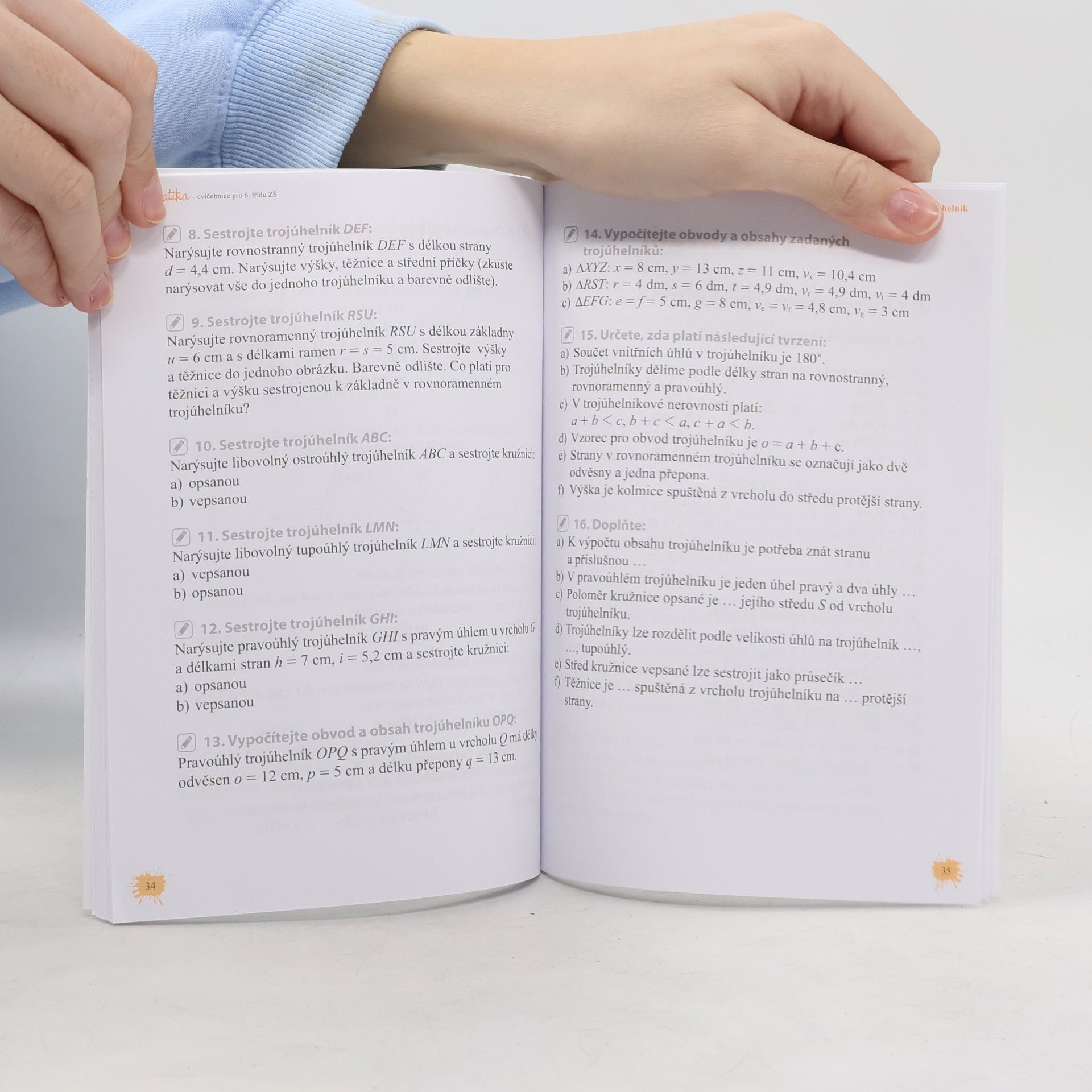 Lenka Ostrýtová Matematika od šestky do devítky - cvičebnice pro 6. třídu ZŠ