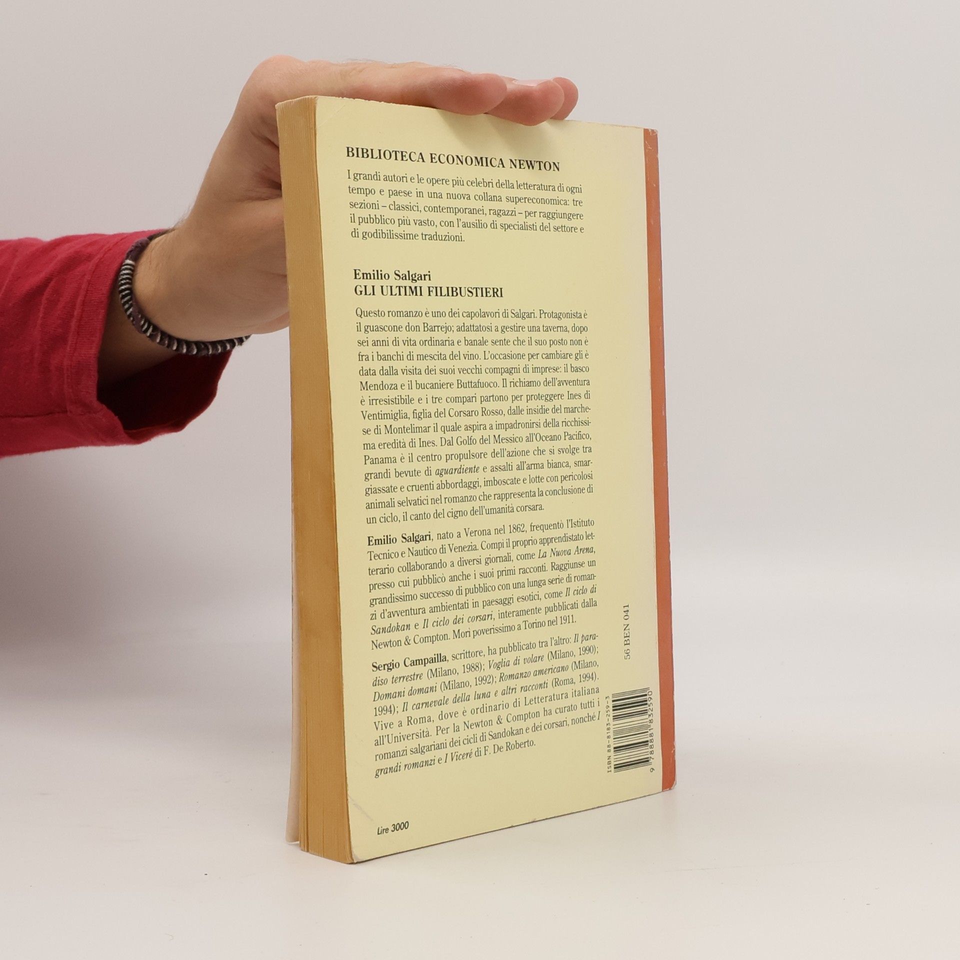 Emilio Salgari I libri da 3000 lire Newton - 41: Gli ultimi filibustieri